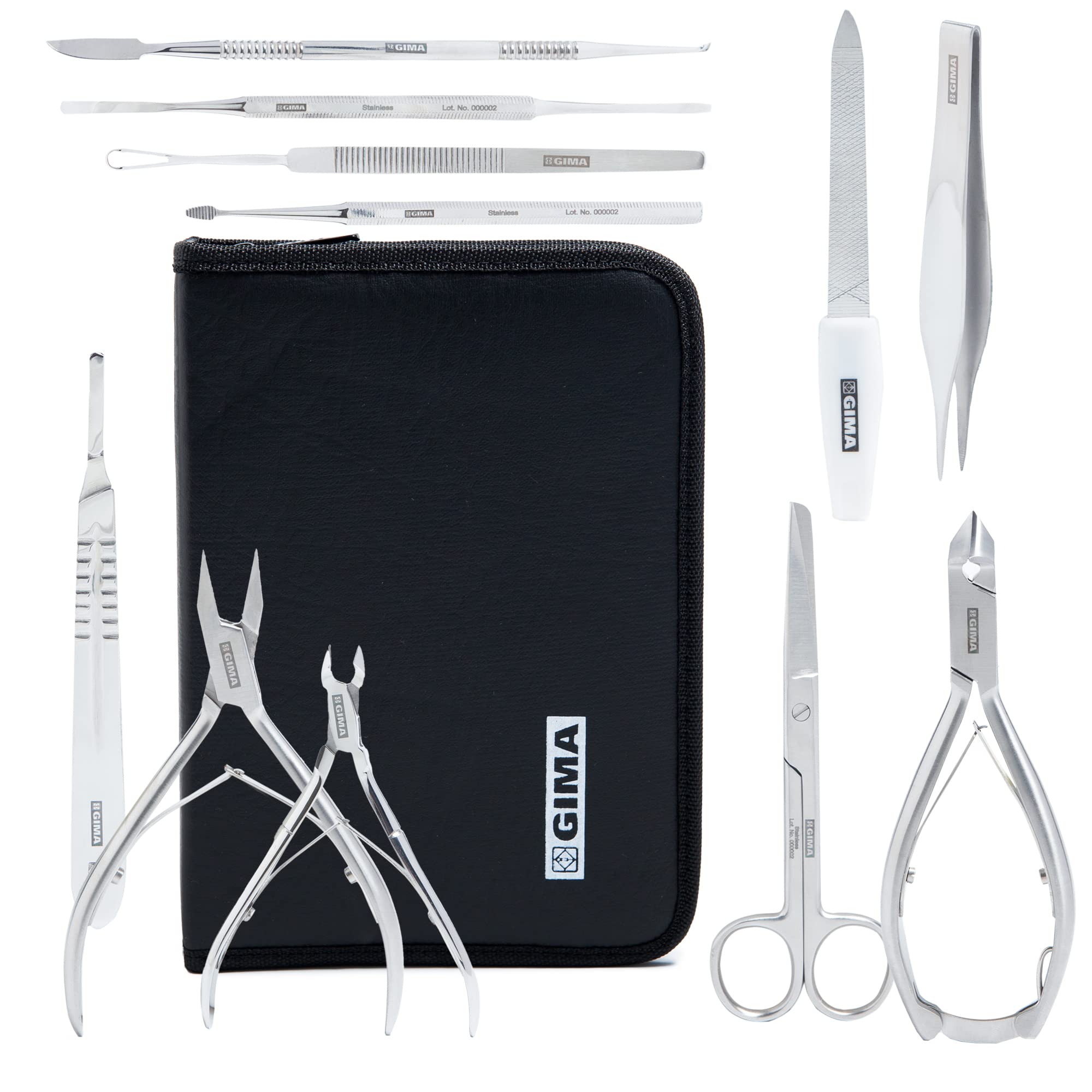 gima-39810-kit-podologia-professionale-11-strumenti-in-acciaio-inox image 2