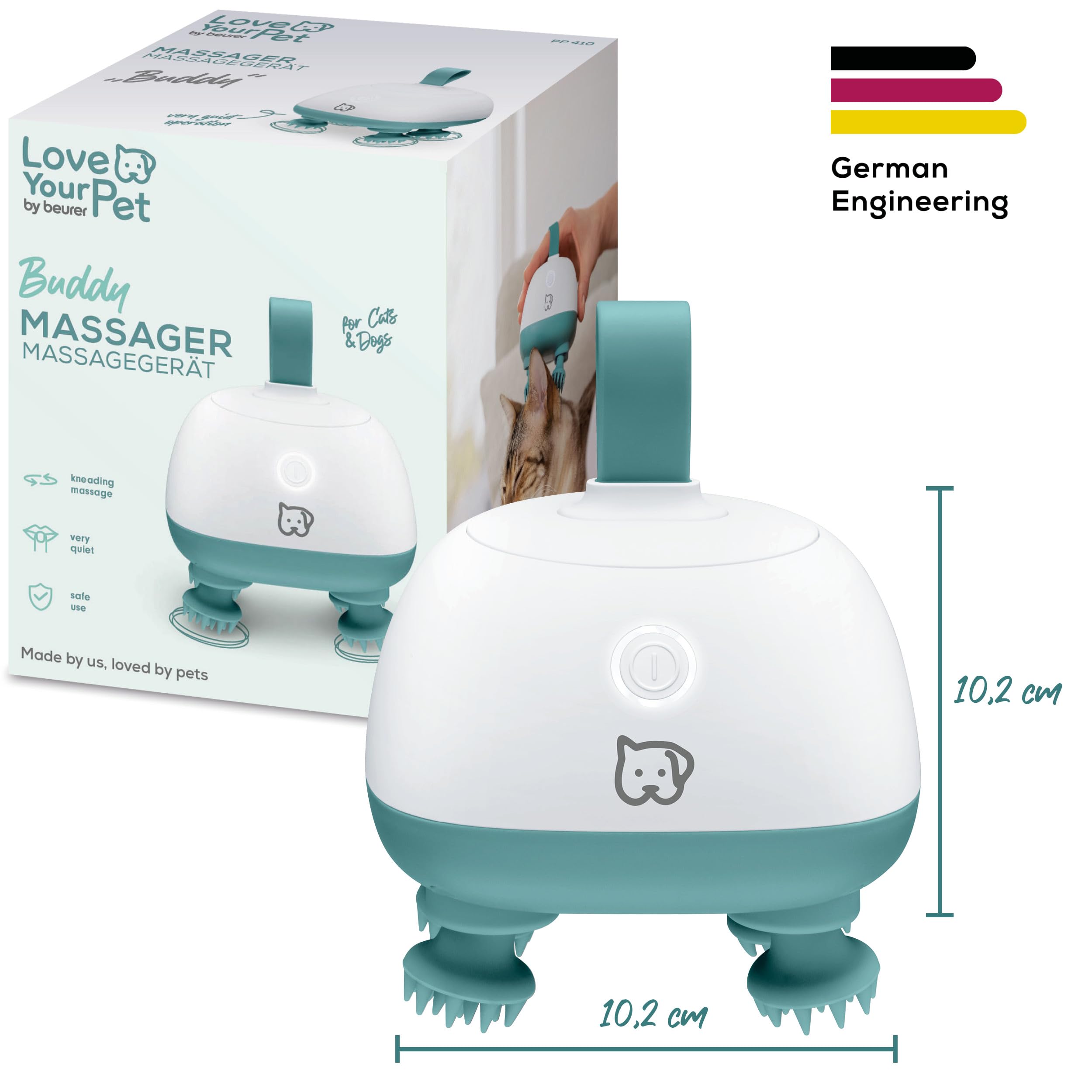 beurer-love-your-pet-massaggiatore-buddy-per-cani-e-gatti-4-testine-in-silicone- image 7