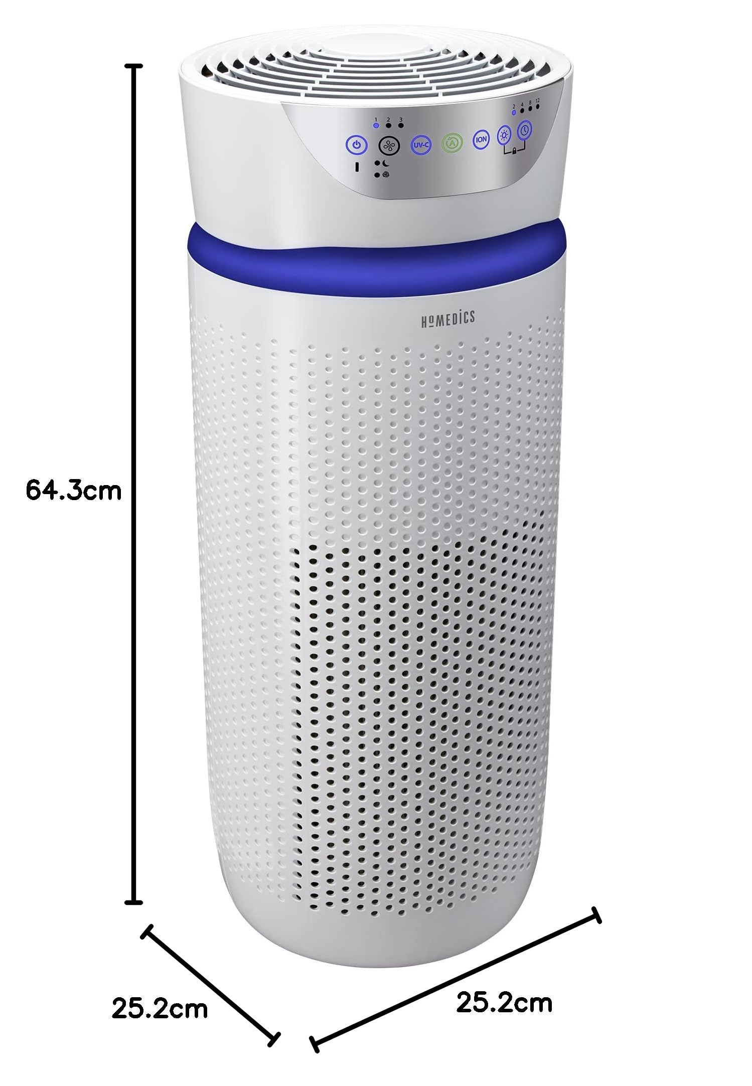 homedics-totalclean-5-in-1-deluxe-purificatore-d-aria-con-filtro-hepa image 8