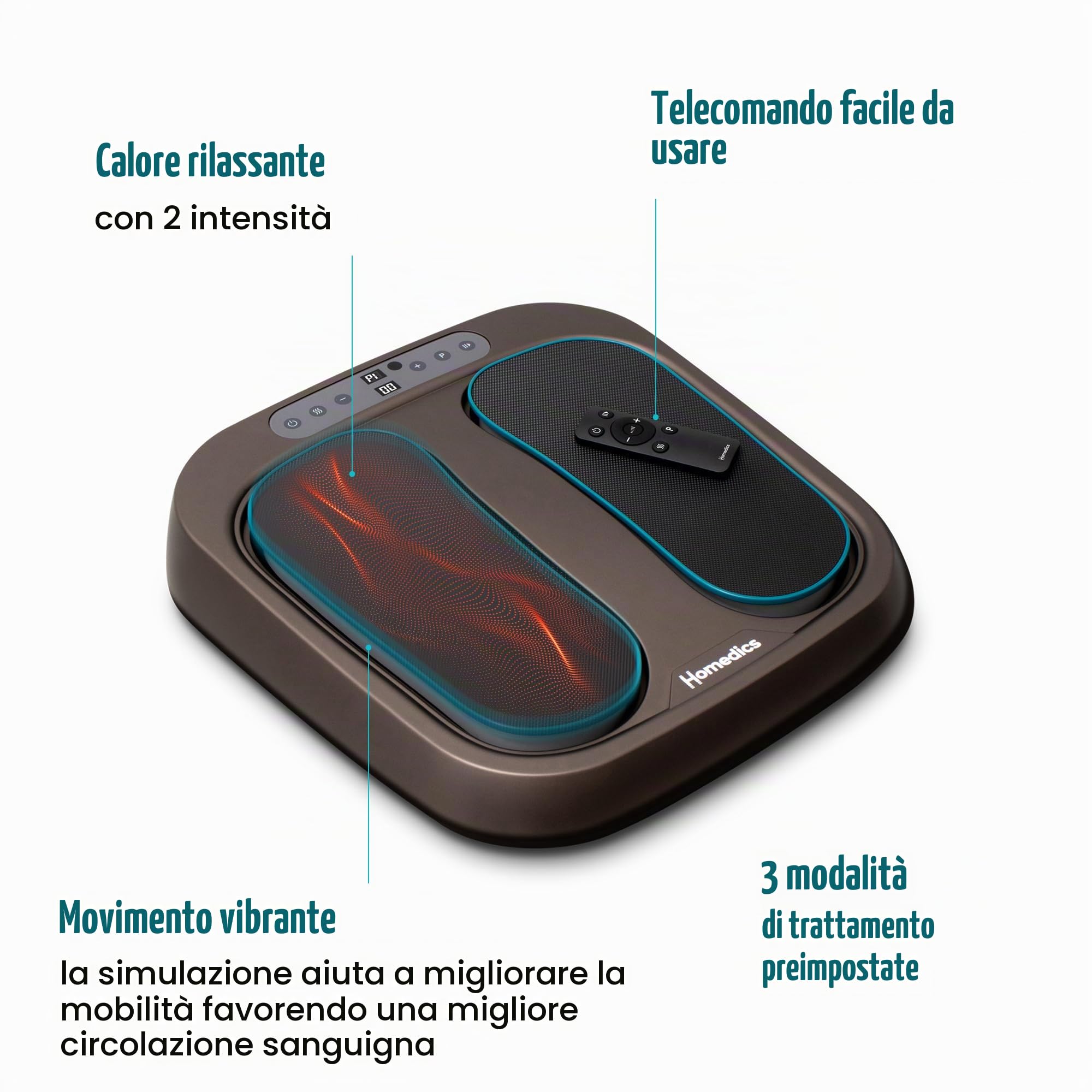 homedics-foot-flow-mobility-booster-massaggiatore-vibrante-per-piedi-con-calore- image 2