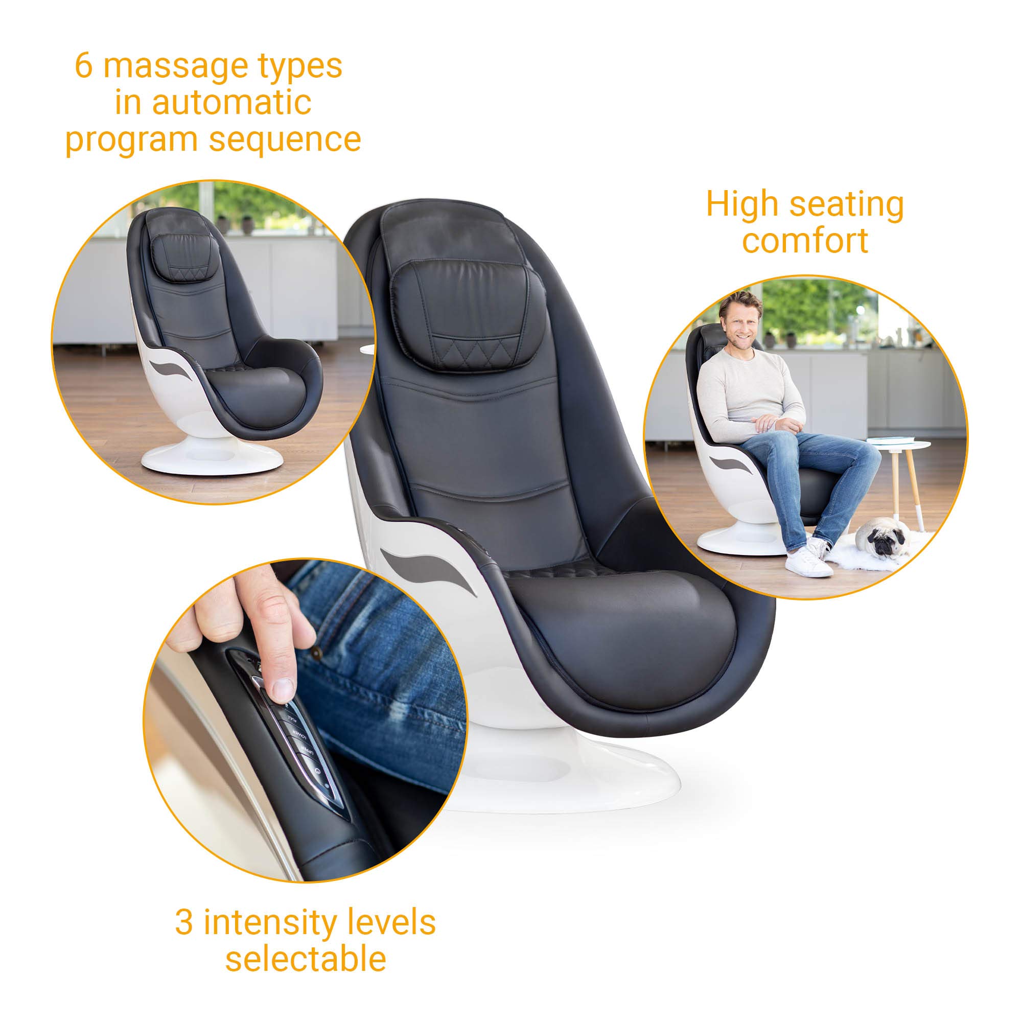 medisana-rs-650-lounge-chair-poltrona-massaggiante-con-6-tipi-di-massaggio-calor image 6