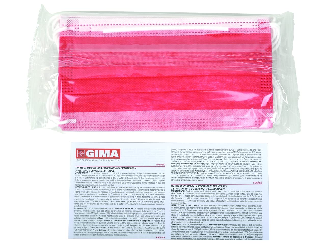 gima-premium-mascherina-chirurgica-3-veli-tipo-ii-rossa-50-pz-esaurita-verifica- image 4