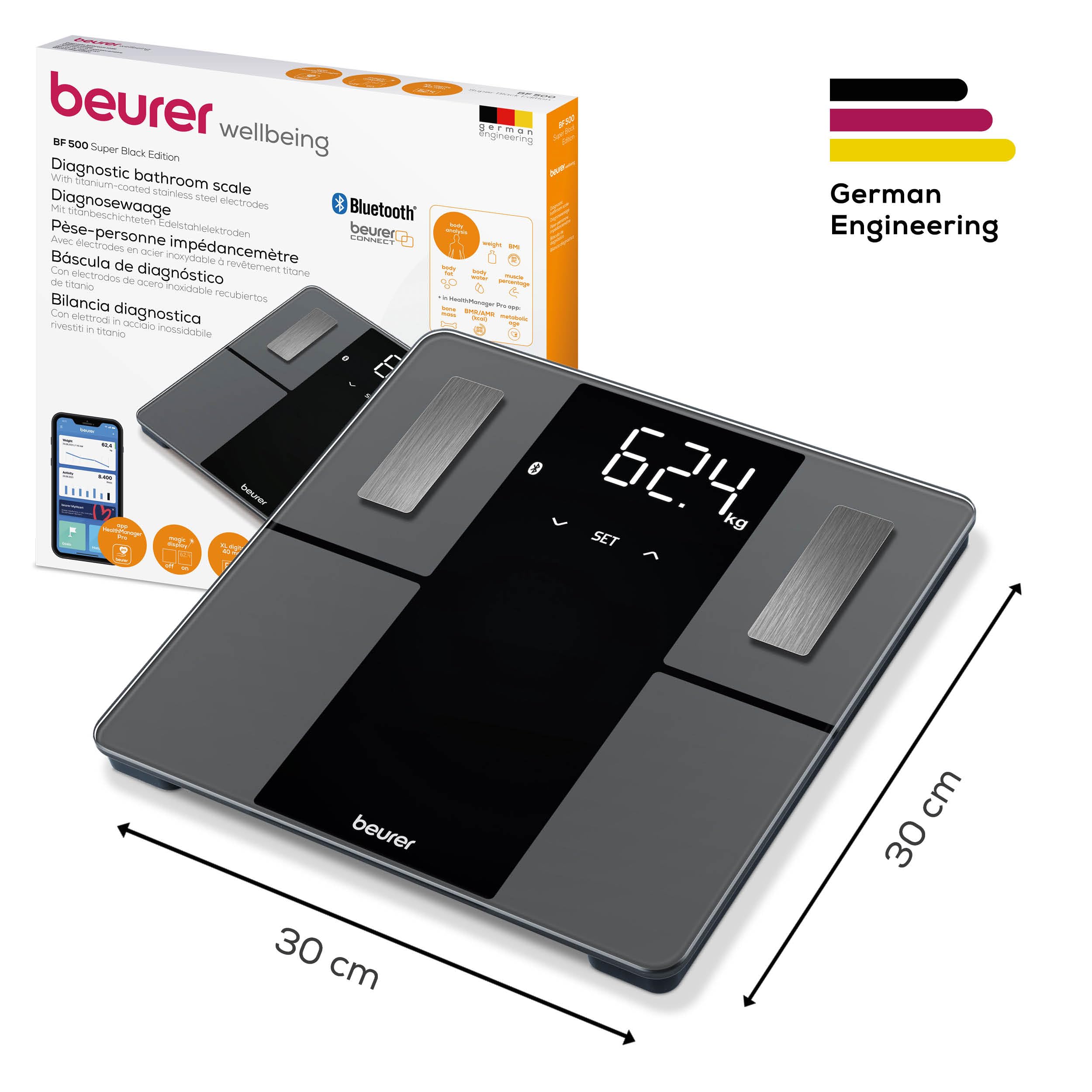 beurer-bf-500-bilancia-bluetooth-con-app-healthmanager-pro-analisi-corporei-gras image 6