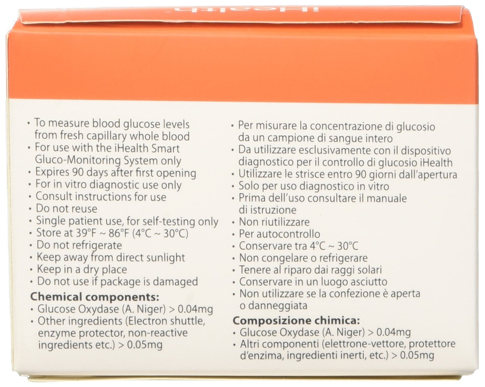 gima-23511-strisce-reattive-per-glicemia-ihealth-25-pezzi-compatibili-glucometro image 2