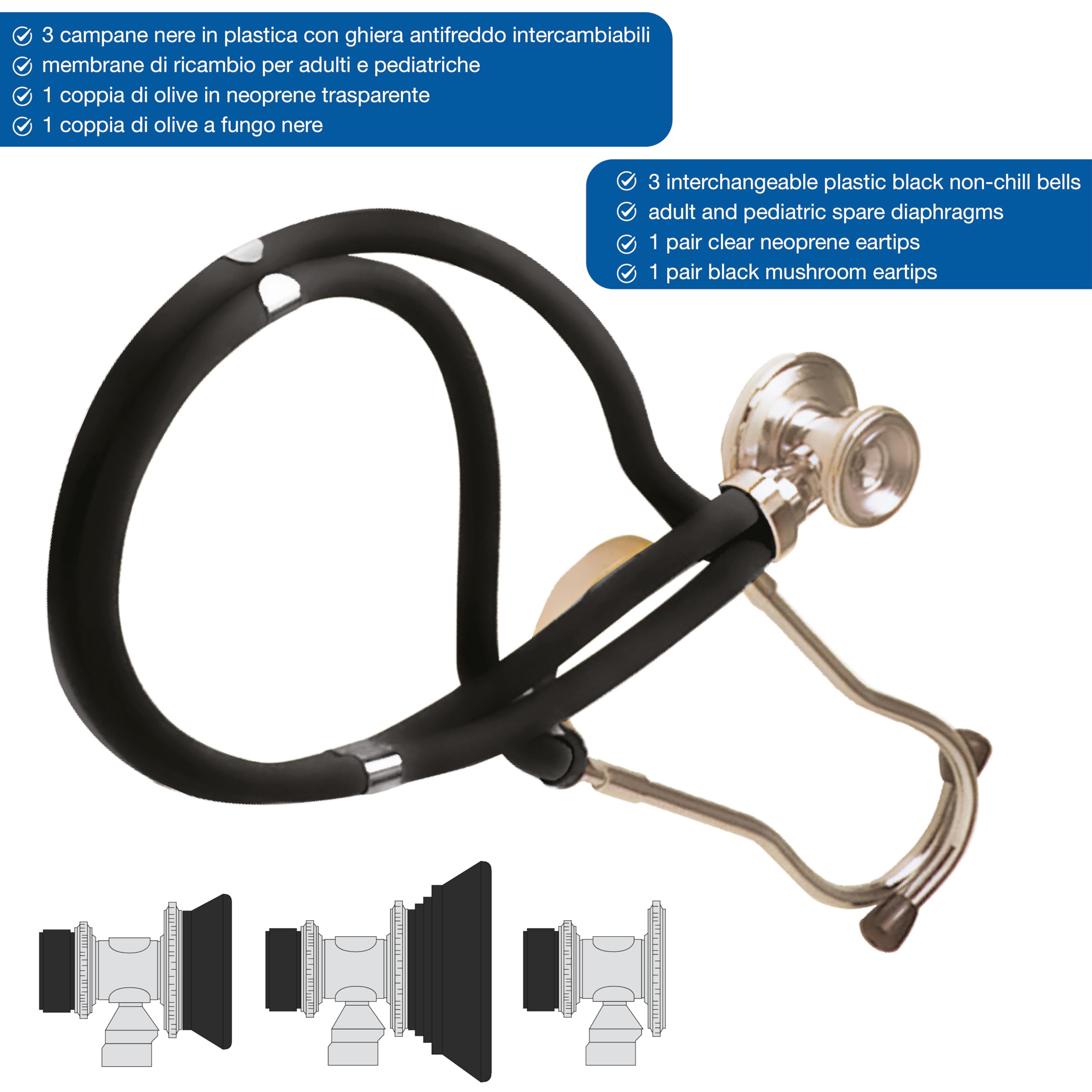 gima-stetoscopio-duofono-jotarap-nero-multiuso-adulto-pediatrico image 2