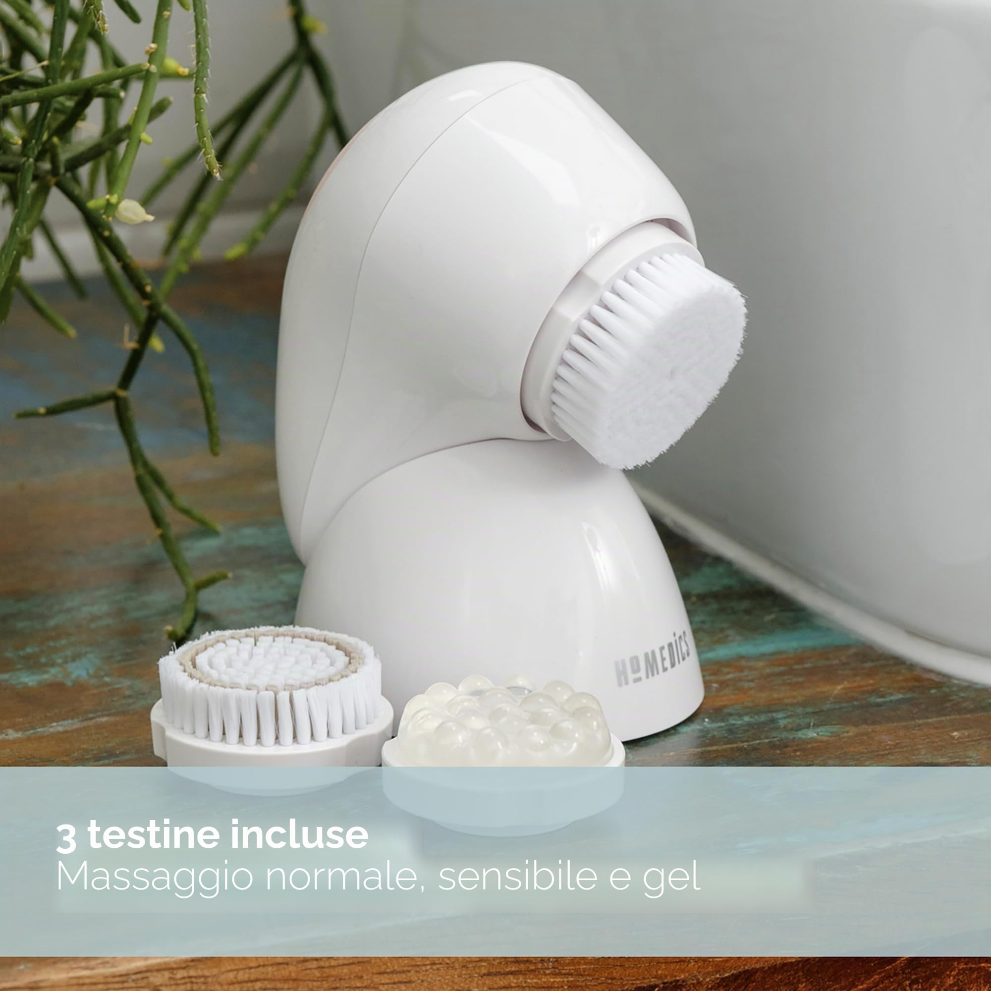 homedics-puret-plus-spazzola-sonica-per-pulizia-viso-con-app-e-skin-scanner image 4