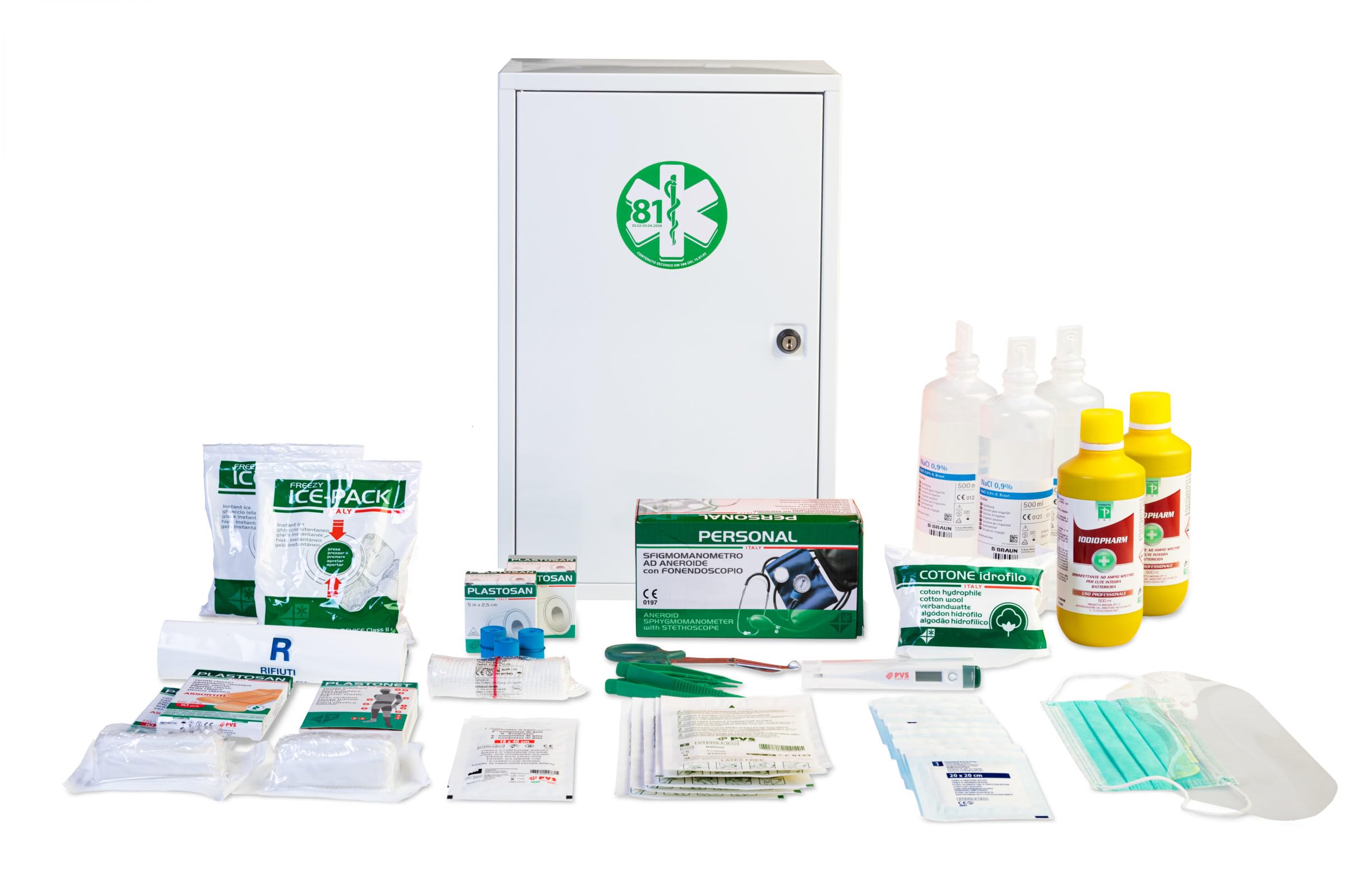 gima-34199-kit-pronto-soccorso-all-1-in-valigetta-metallo image 1