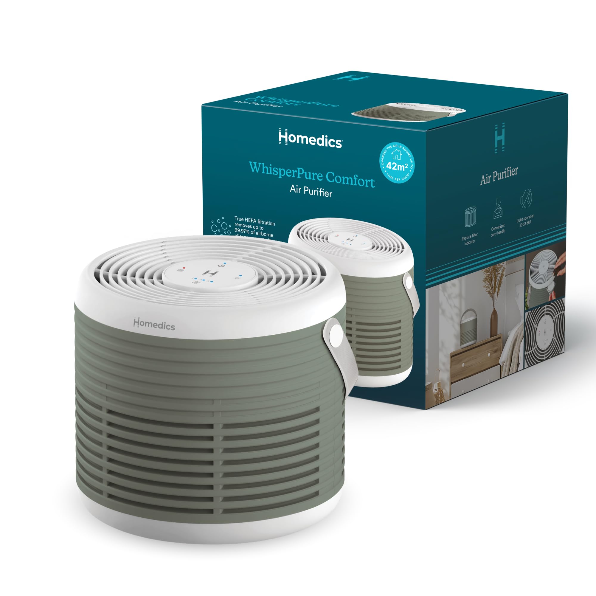 homedics-whisperpure-comfort-purificatore-d-aria-true-hepa-salvia-silenzioso-e-p image 8