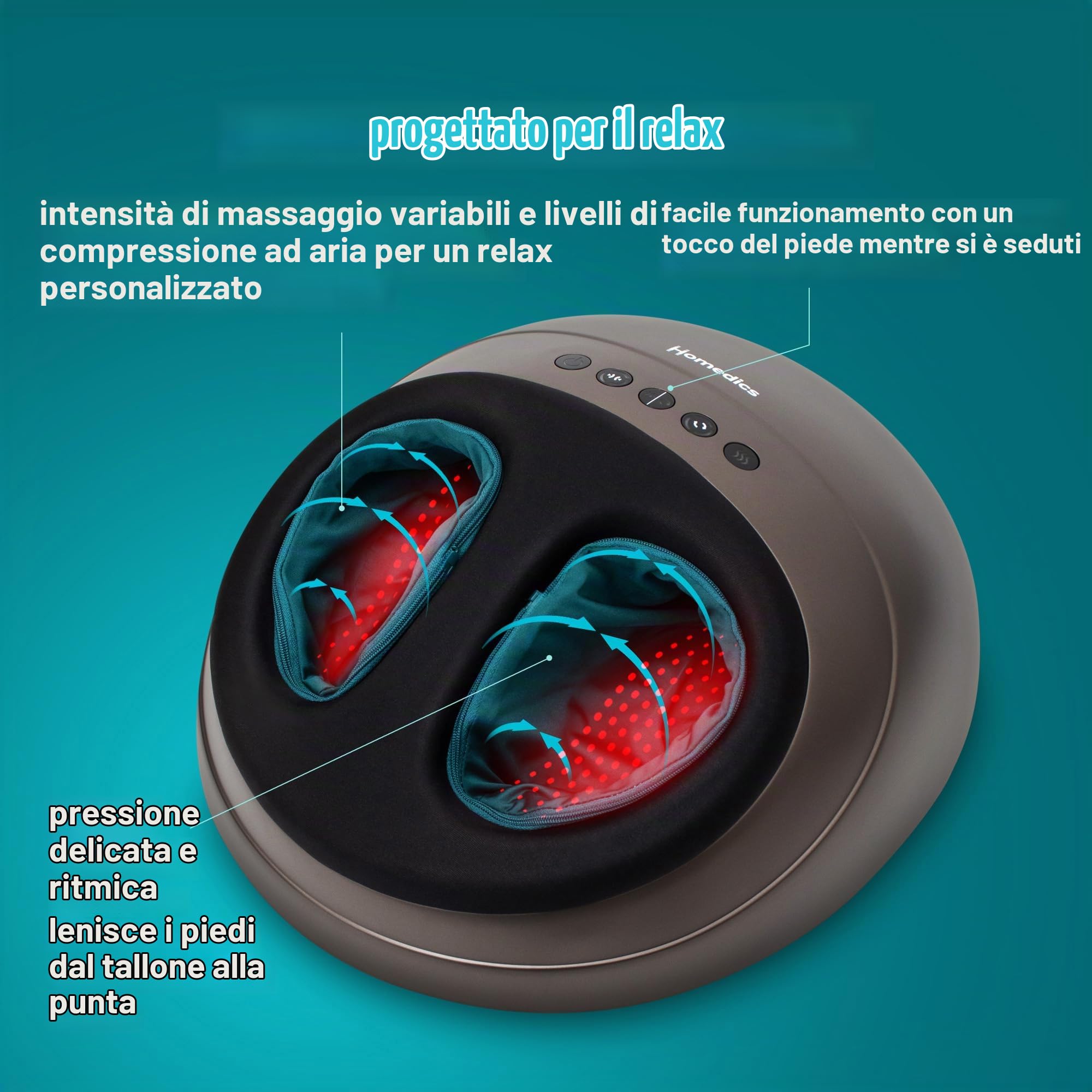 homedics-shiatsu-air-pro-massaggiatore-per-piedi-con-compressione-ad-aria-e-calo image 6
