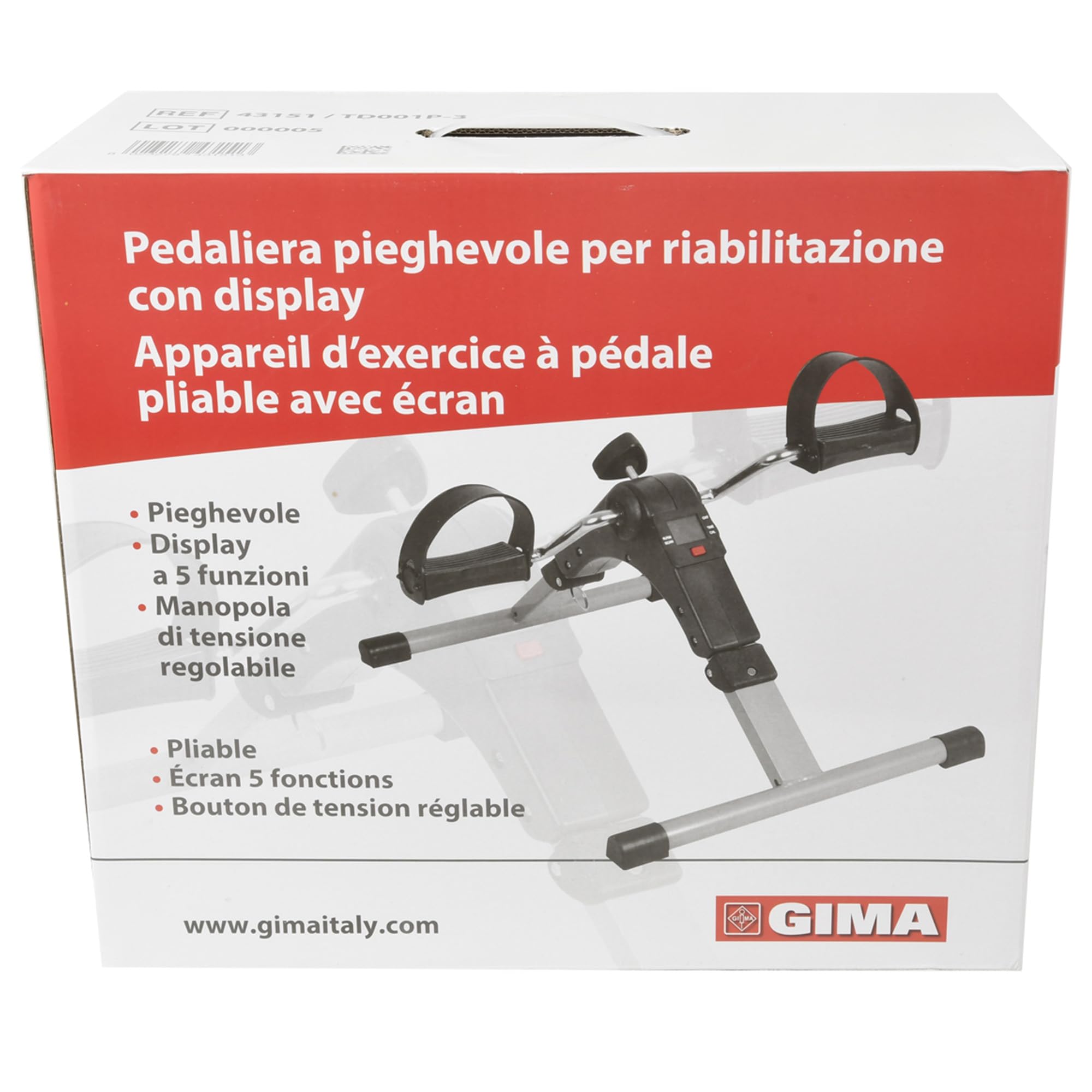 gima-esercitatore-a-pedale-pieghevole-con-display-modello-43151 image 8