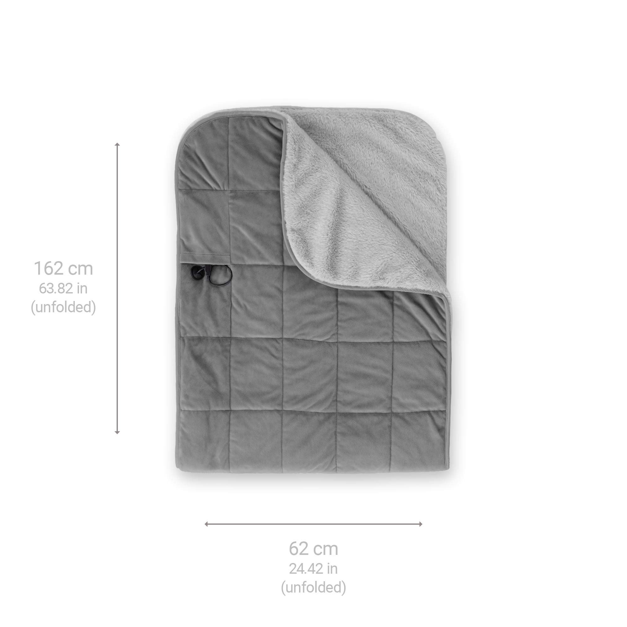 medisana-hb-674-coperta-riscaldata-3in1-trapunta-e-poncho-con-powerbank-lavabile image 2
