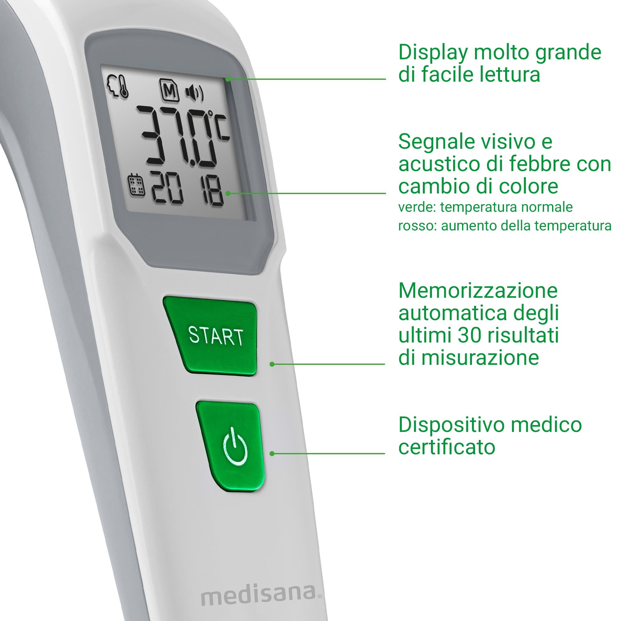 medisana-tm-760-termometro-digitale-a-infrarossi-per-fronte-senza-contatto-per-n image 5