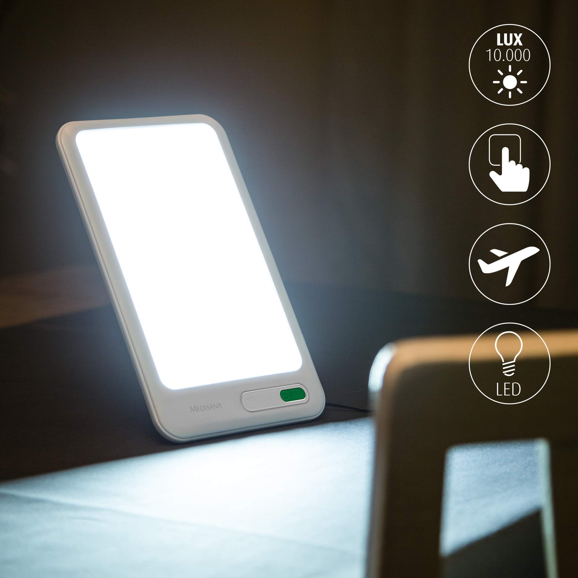 medisana-lt-460-lampada-a-luce-diurna-led-con-2-intensit-e-10-000-lux image 7