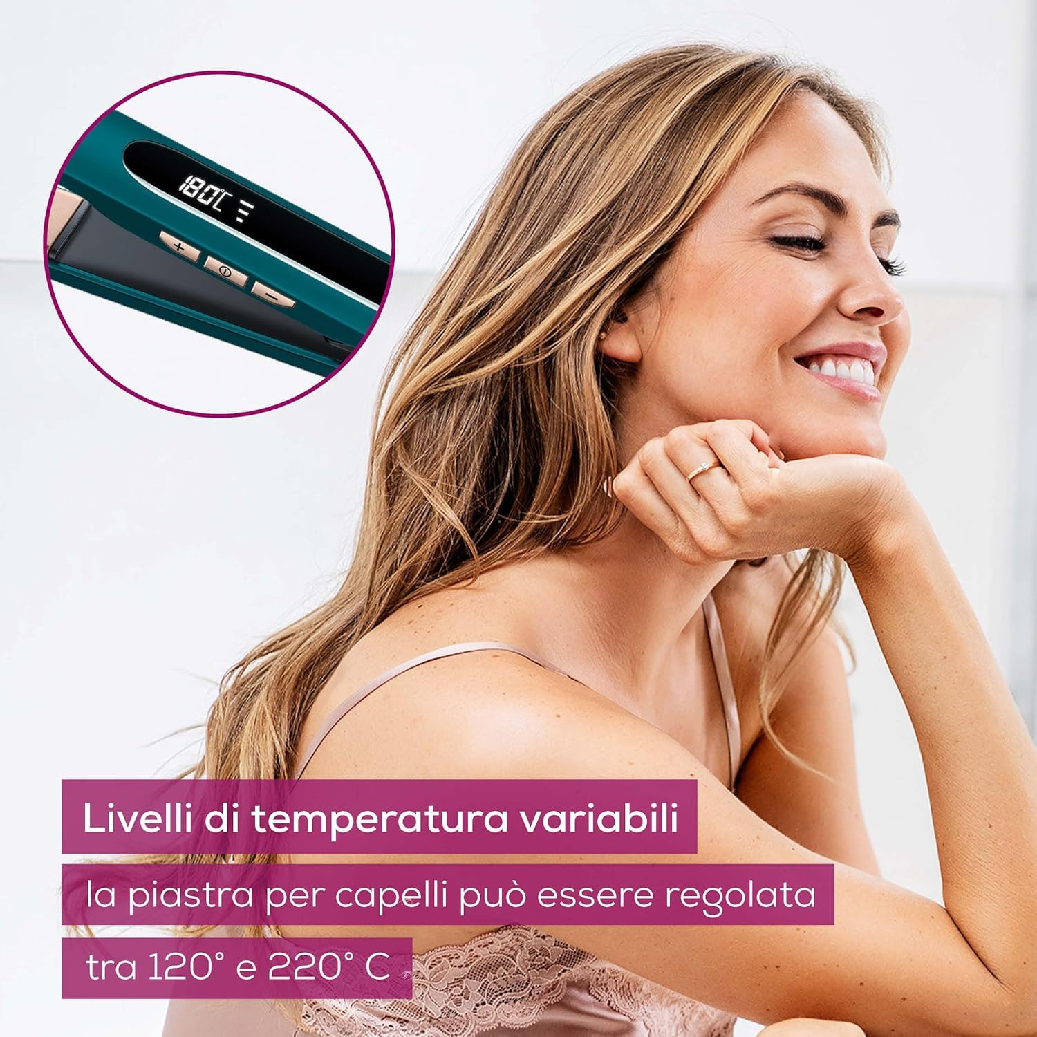 beurer-hs-50-ocean-piastra-per-capelli-in-ceramica-cheratina-con-display-led-e-t image 4