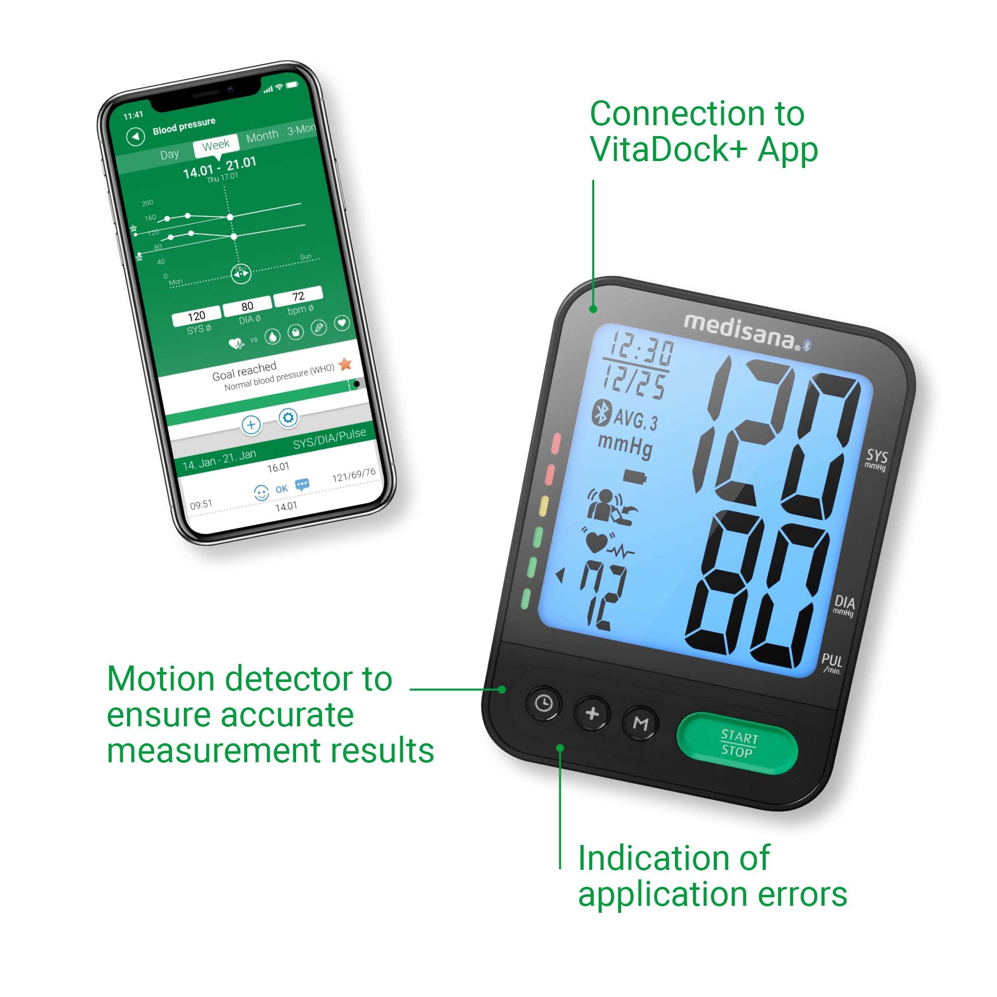 medisana-bu-580-connect-misuratore-di-pressione-braccio-con-bluetooth image 5