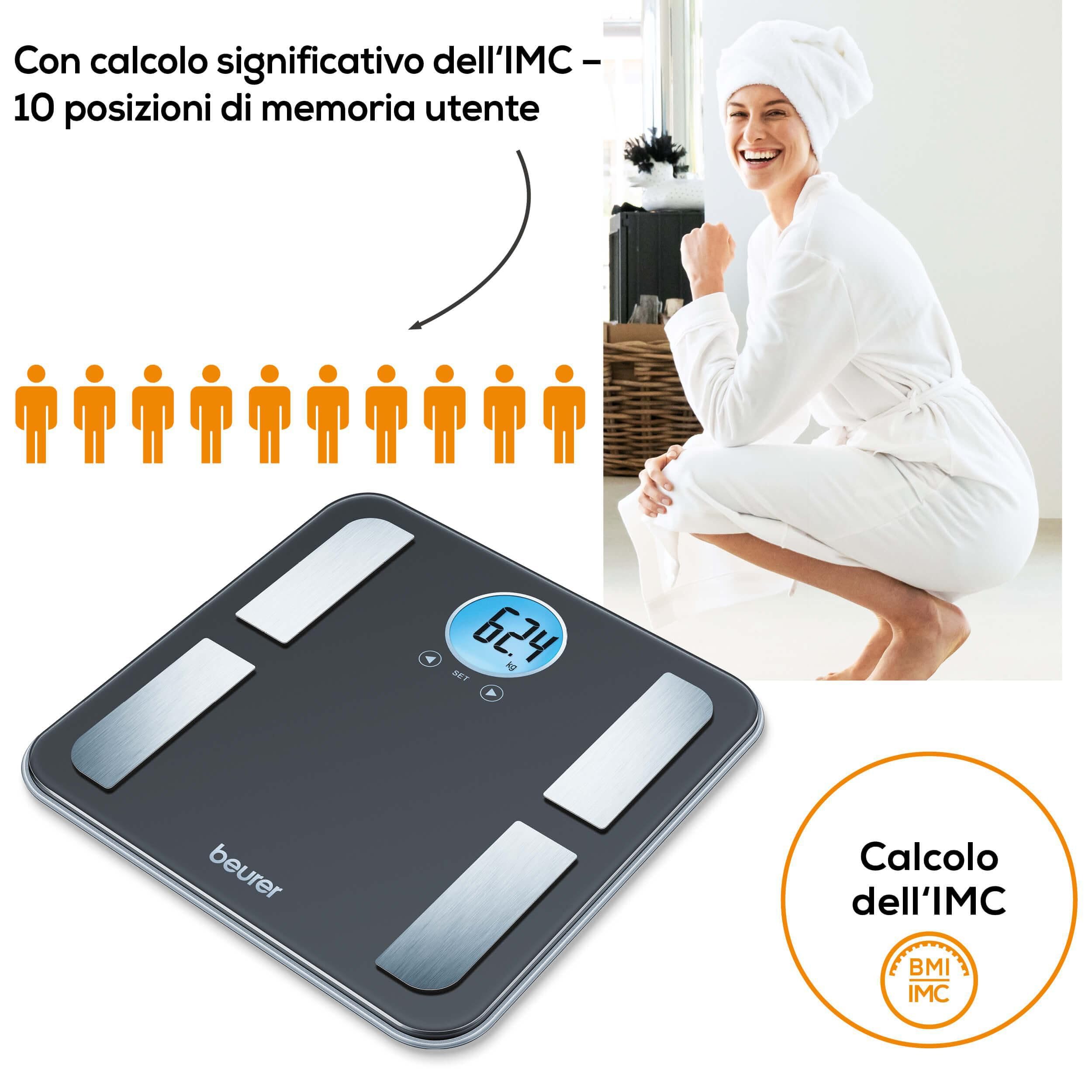 beurer-bf-195-bilancia-diagnostica-in-vetro-con-display-lcd-rotondo image 5