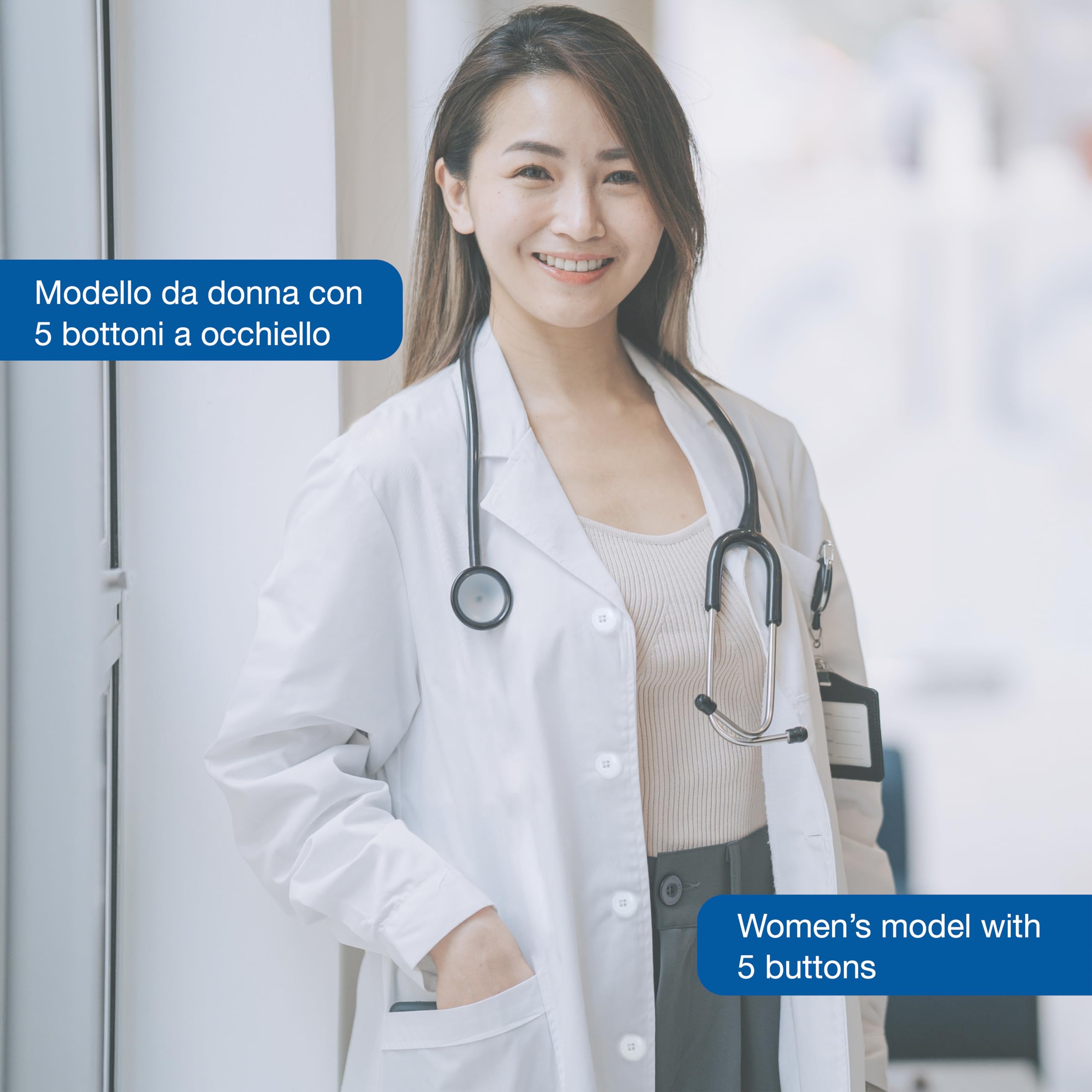 gima-camicia-in-cotone-e-poliestere-con-bottoni-uniforme-medica image 6