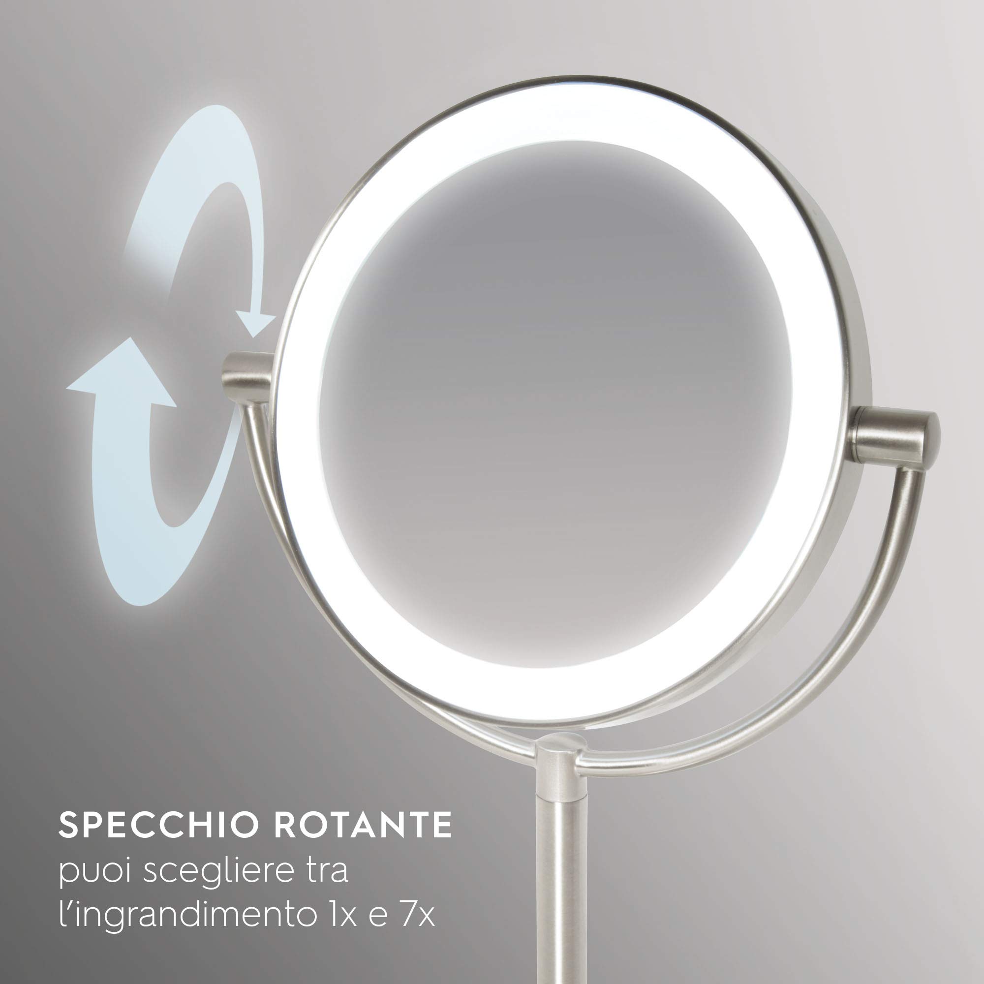 homedics-beauty-spa-specchio-cosmetico-led-bifacciale-1x-7x image 3