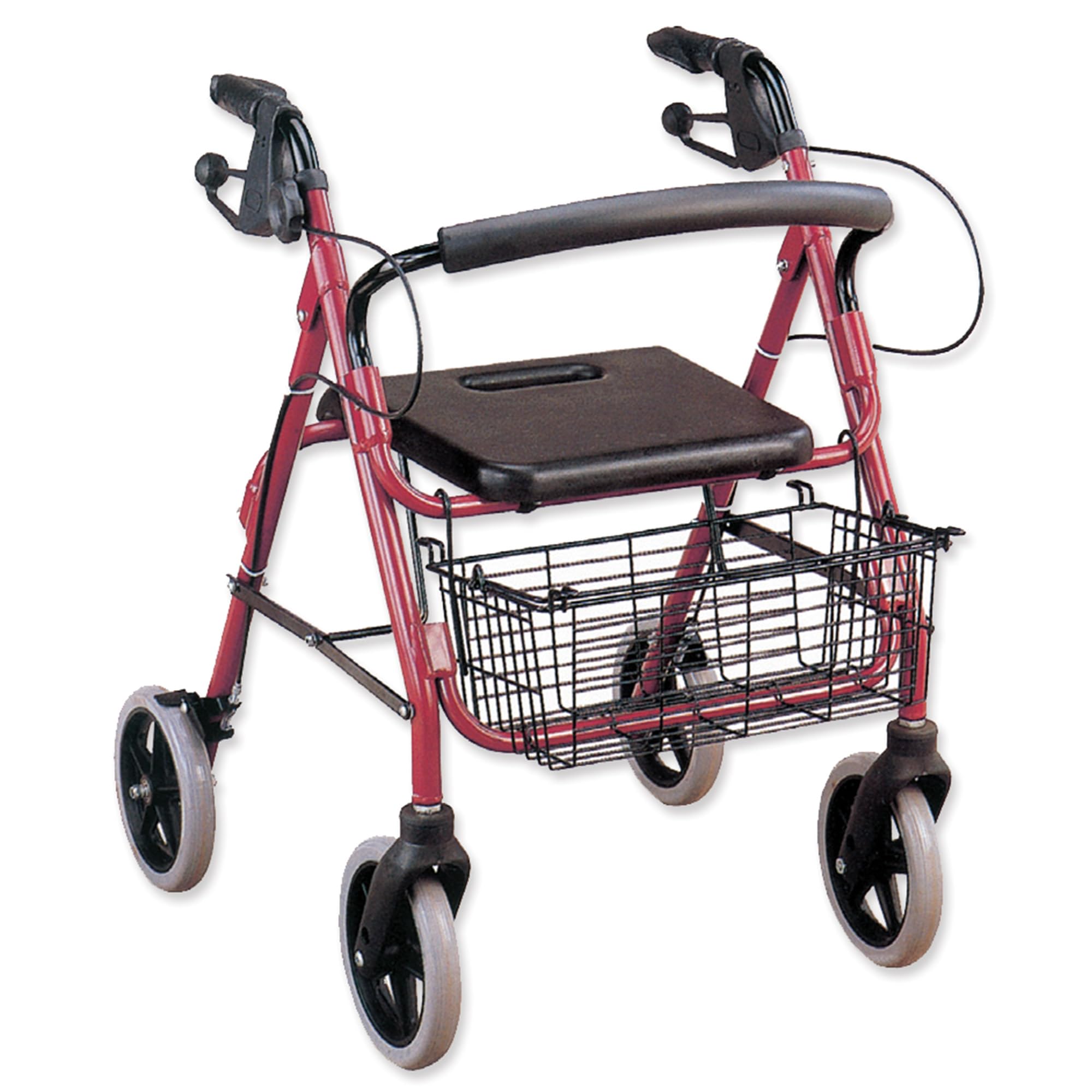 gima-deambulatore-4-ruote-con-freni-sedile-e-cestello-regolabile-78-90-cm image 1