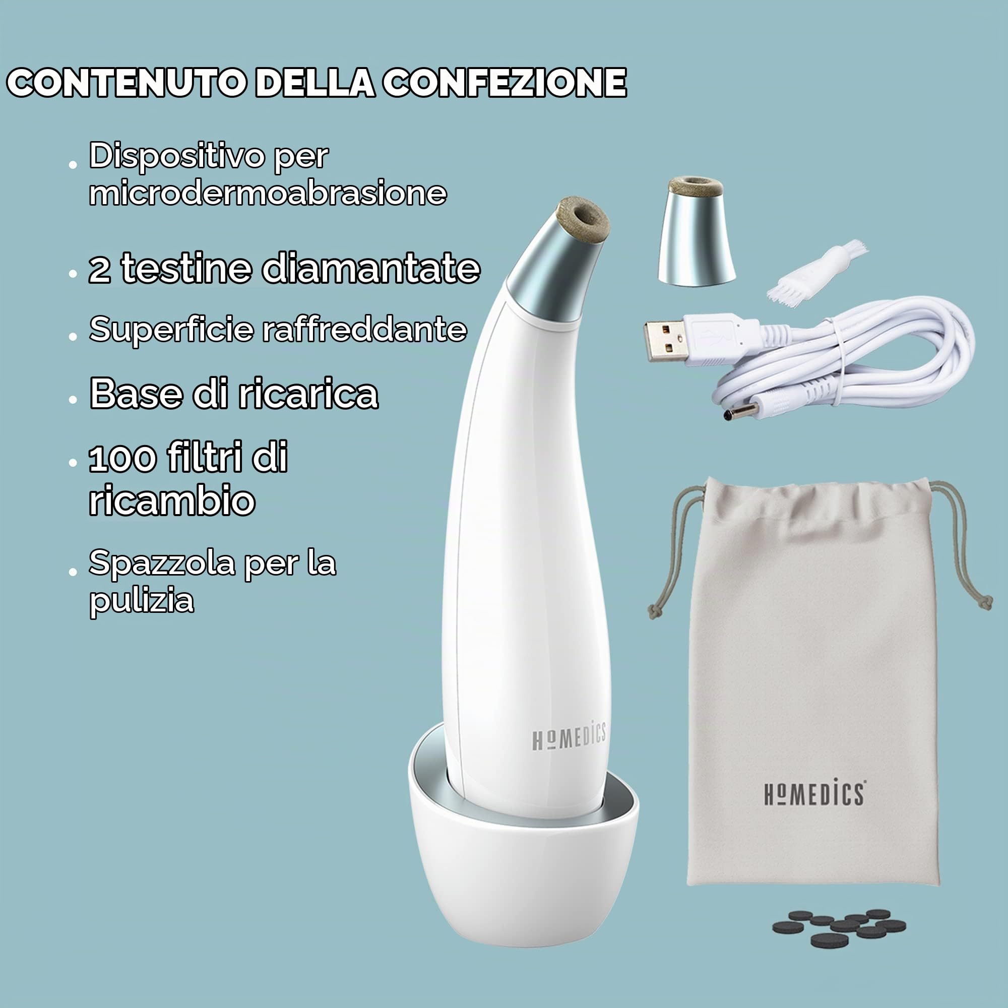 homedics-remove-microdermoabrasione-con-raffreddamento-e-4-intensit image 7