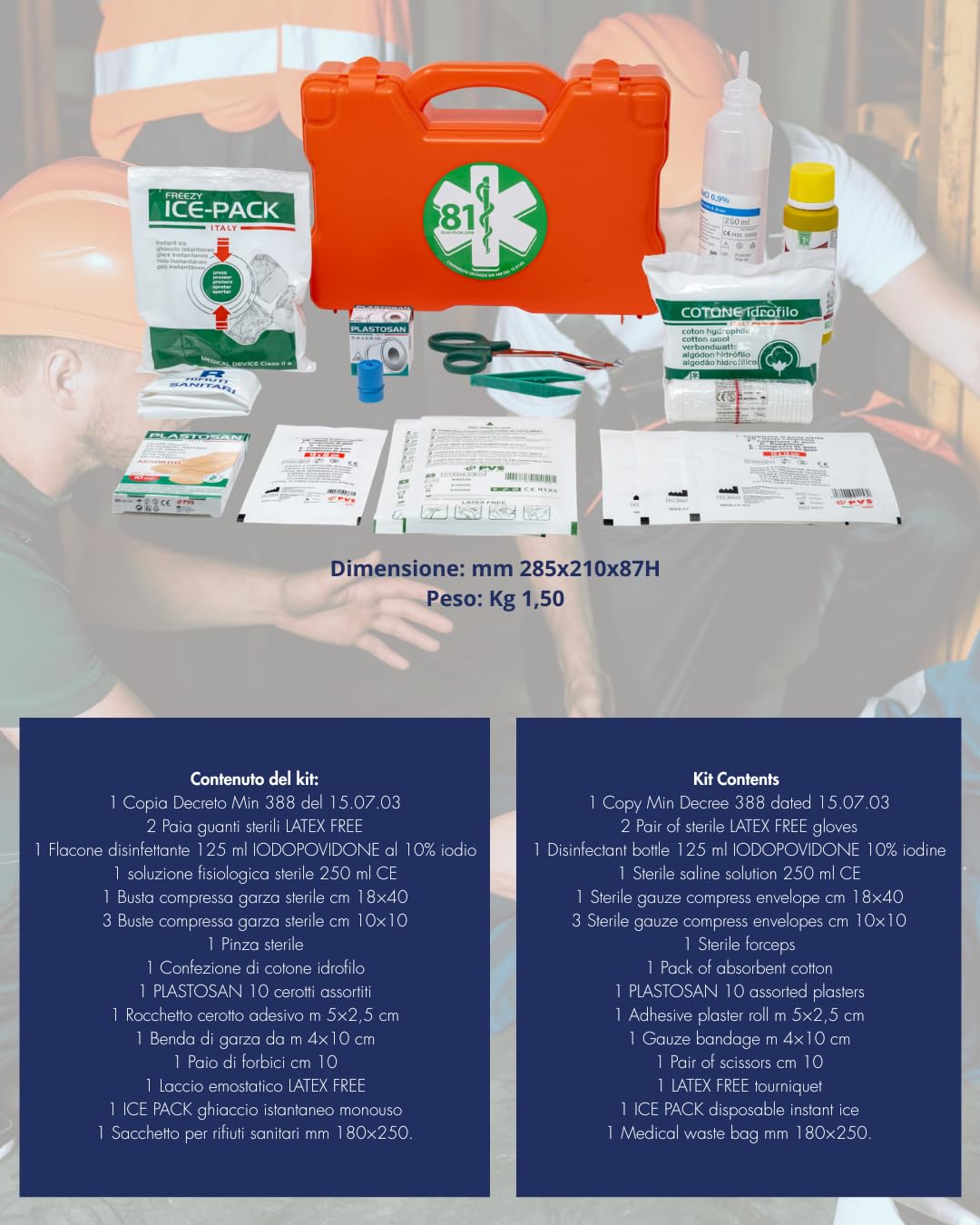 gima-34184-kit-pronto-soccorso-all-2-in-valigetta-plastica image 3