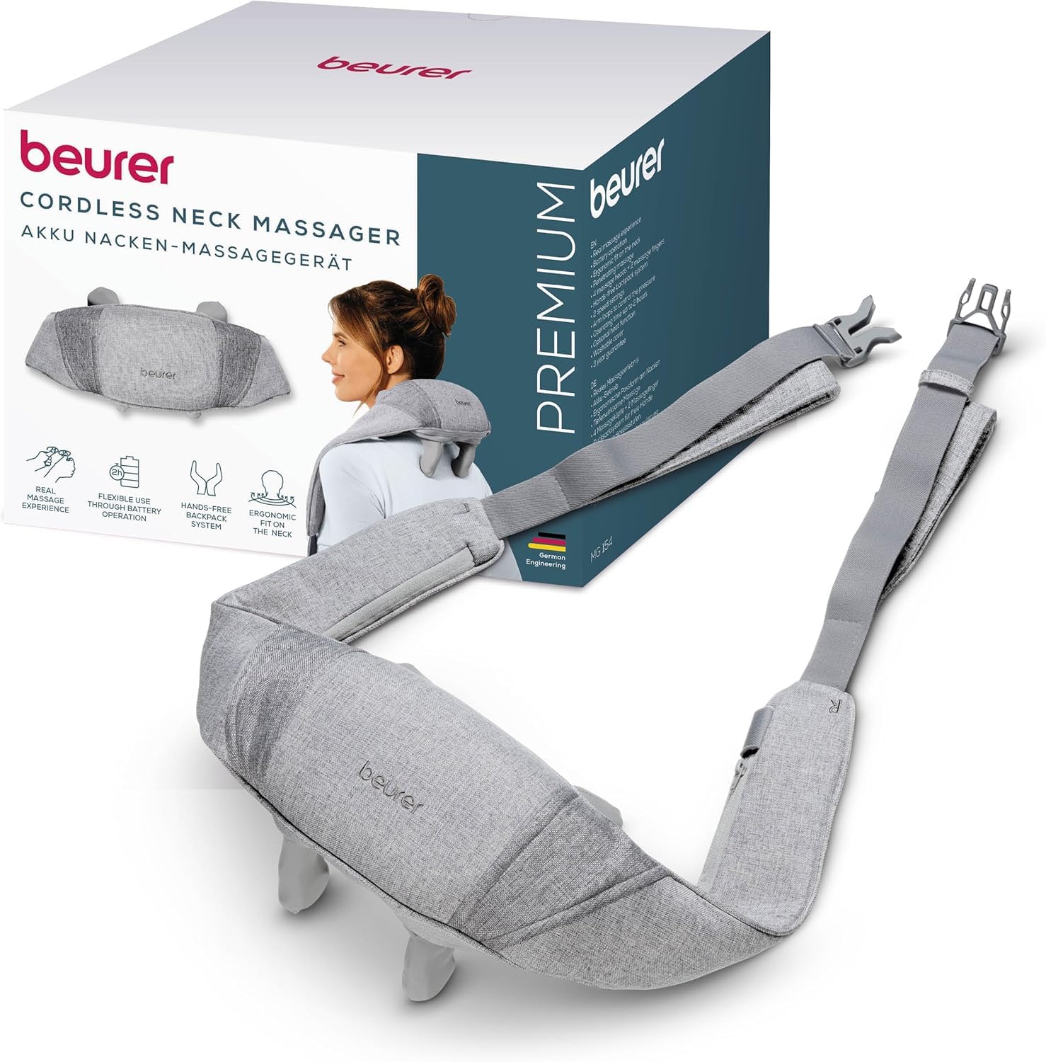 beurer-mg-151-massaggiatore-shiatsu-3d-per-cervicale-schiena-spalle-e-gambe image 8
