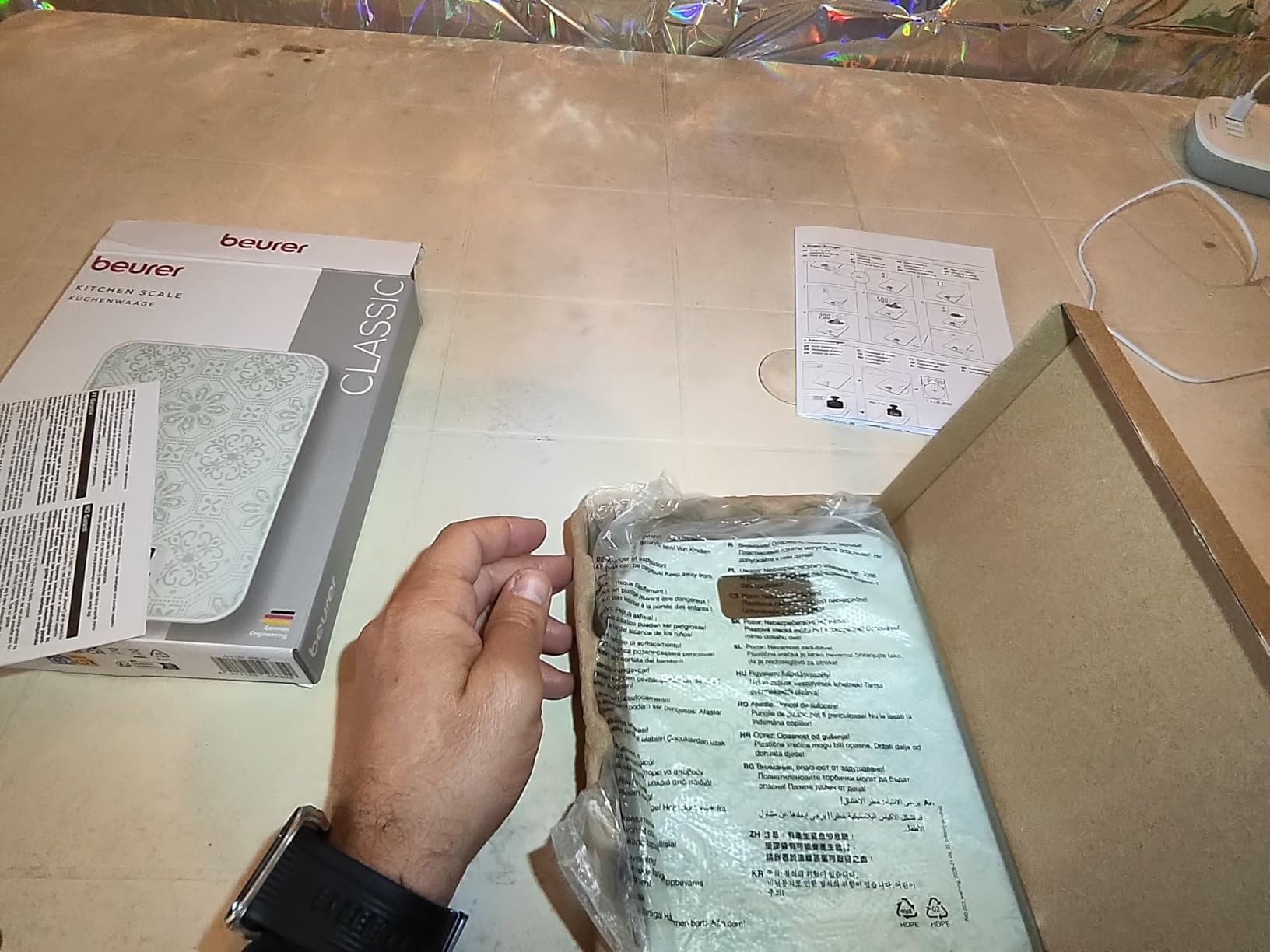 Buona, ma la superficie è in plastica