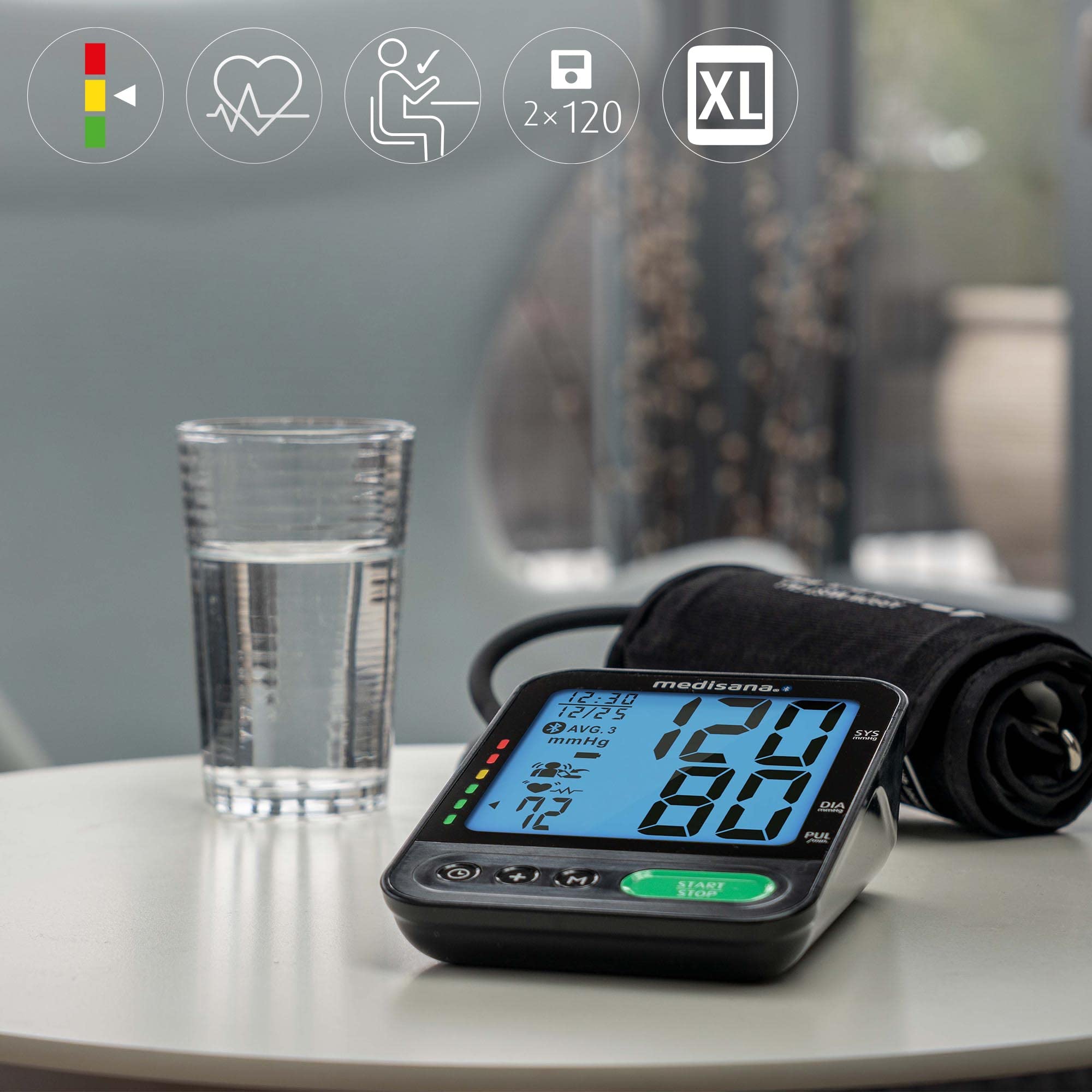 medisana-bu-580-connect-misuratore-di-pressione-braccio-con-bluetooth image 4