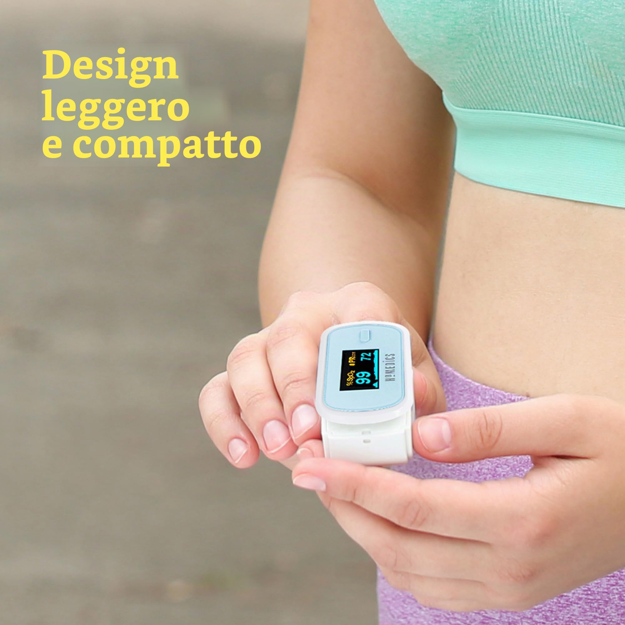 homedics-pulsossimetro-da-dito-con-display-oled-e-cardiofrequenzimetro-spo2-freq image 3