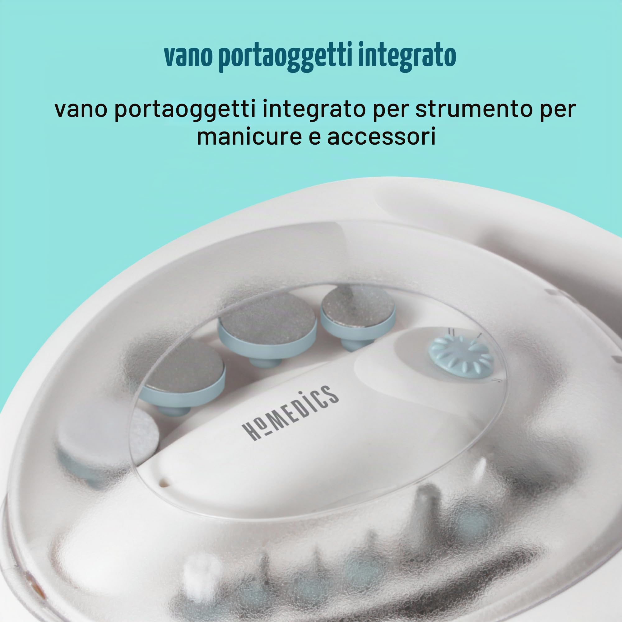 homedics-set-manicure-e-pedicure-elettrico-con-vaschetta-idromassaggio-e-12-acce image 6
