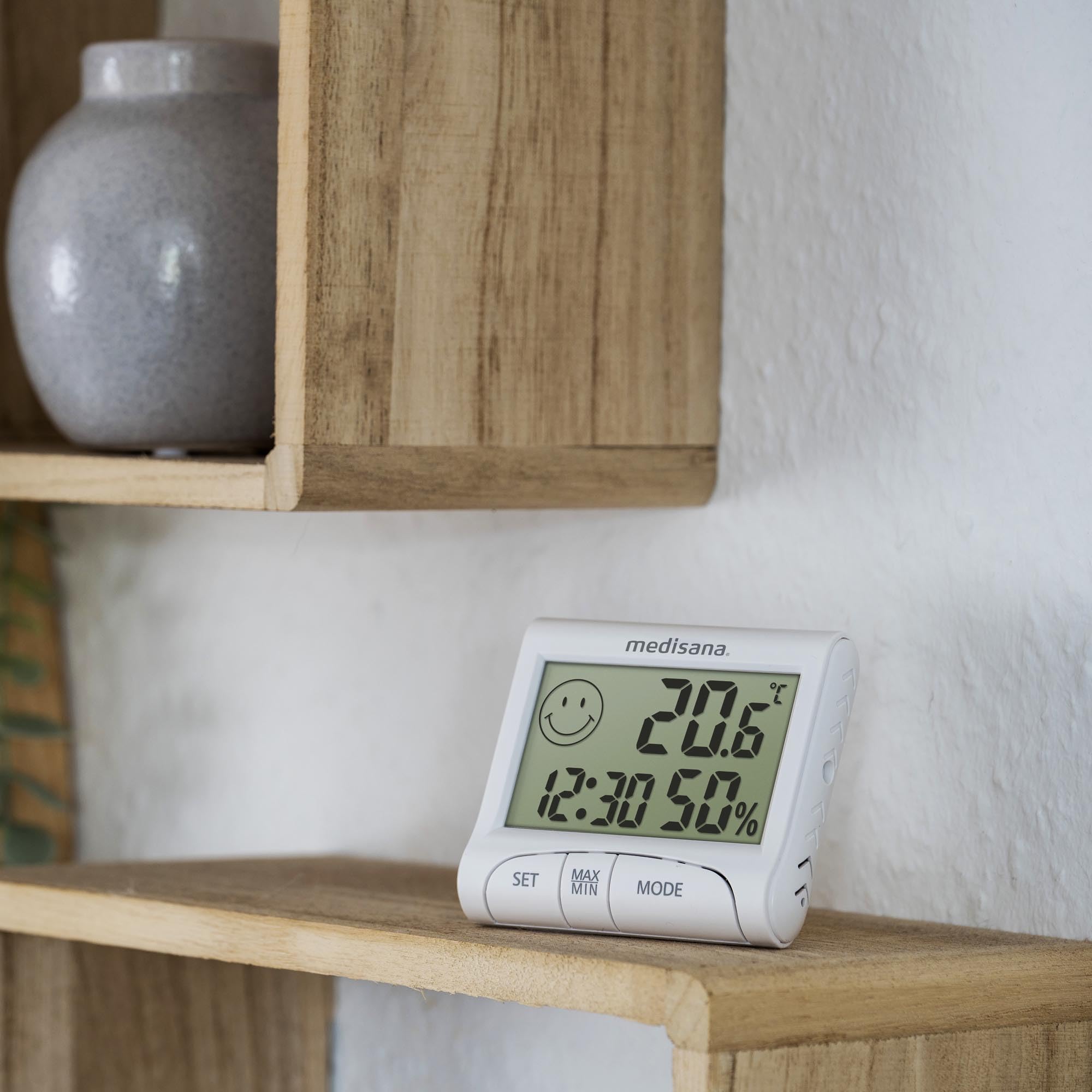 medisana-hg-100-igrometro-digitale-con-termometro-ambiente-indicatore-comfort-me image 3