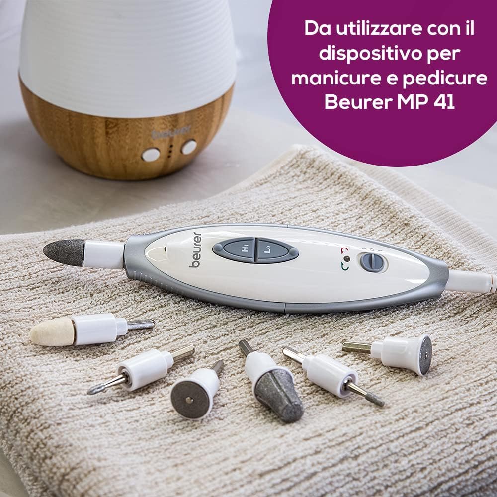 beurer-mp-41-set-di-accessori-di-ricambio-per-manicure-e-pedicure-7-pezzi-in-zaf image 2