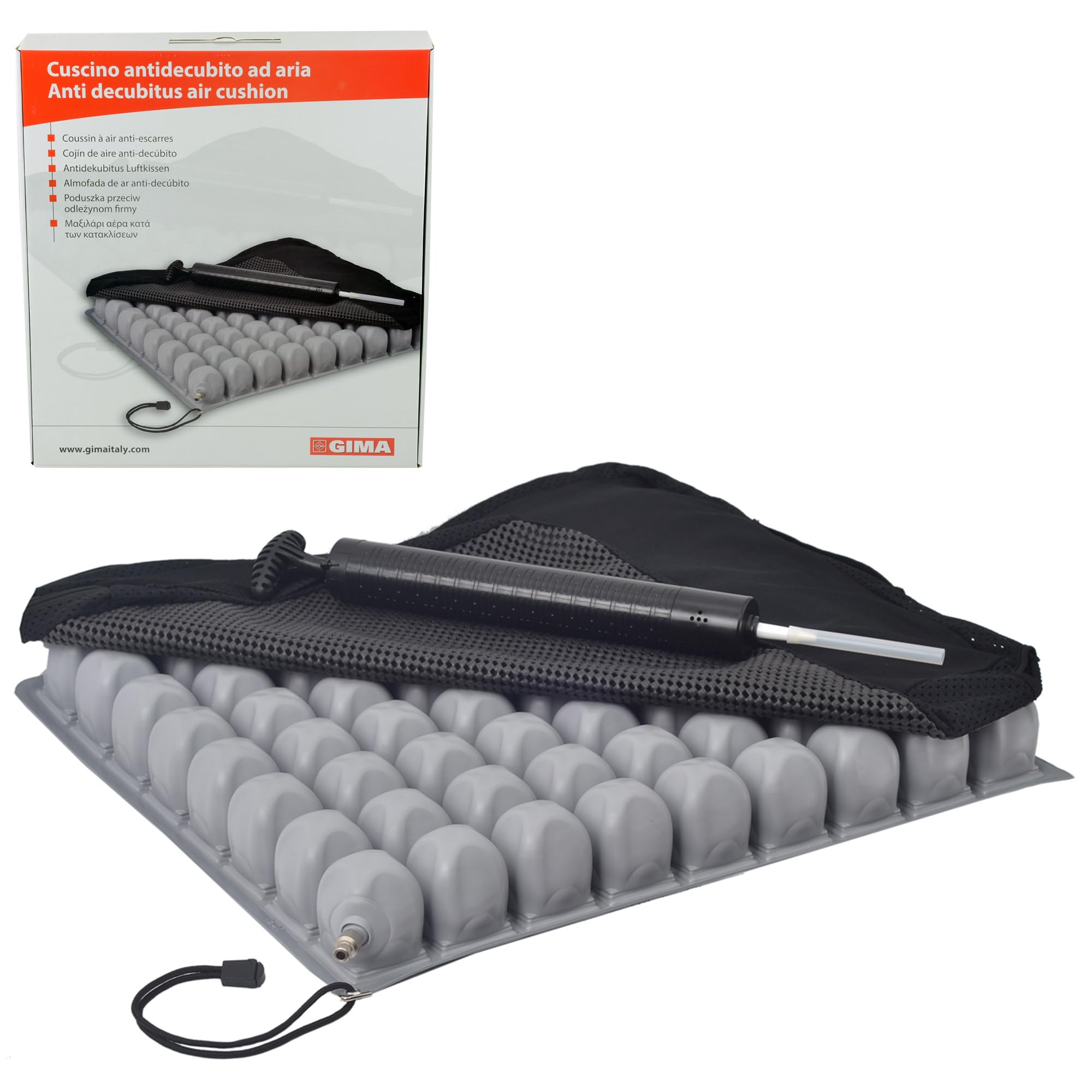 gima-28546-cuscino-ad-aria-antidecubito-45x45x6-cm-con-fodera-pompa-e-kit-ripara image 4