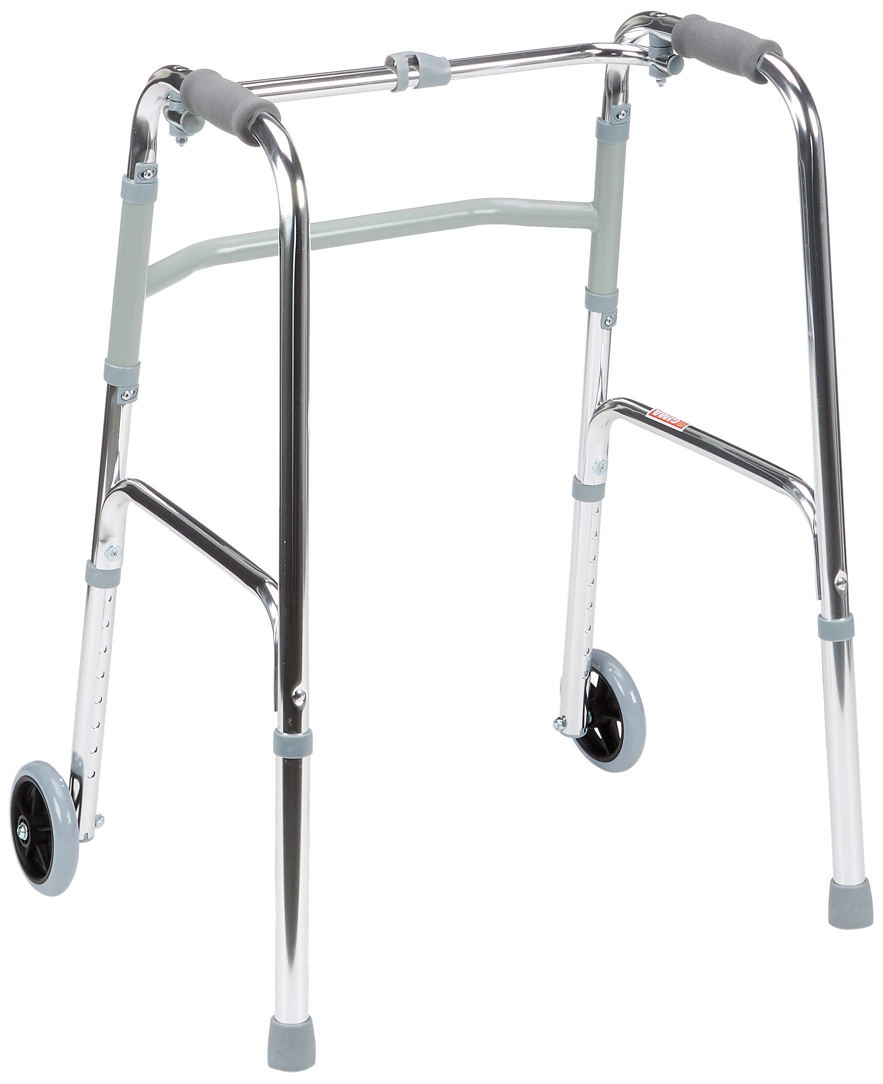 gima-deambulatore-con-ruote-altezza-regolabile-52-87-cm-portata-100-kg image 1