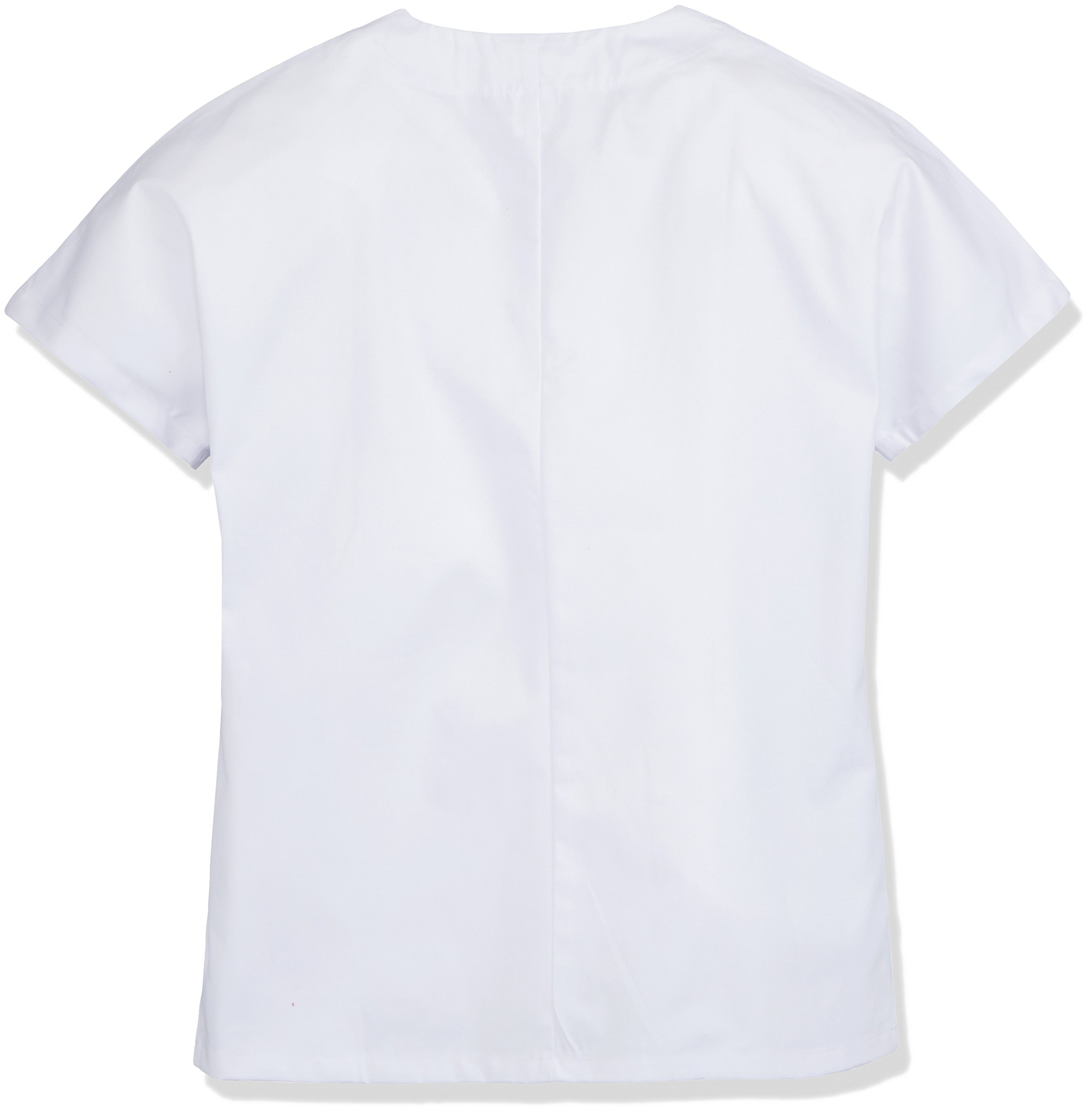 gima-21432-casacca-ospedaliera-unisex-taglia-s-in-cotone-poliestere-bianca image 2