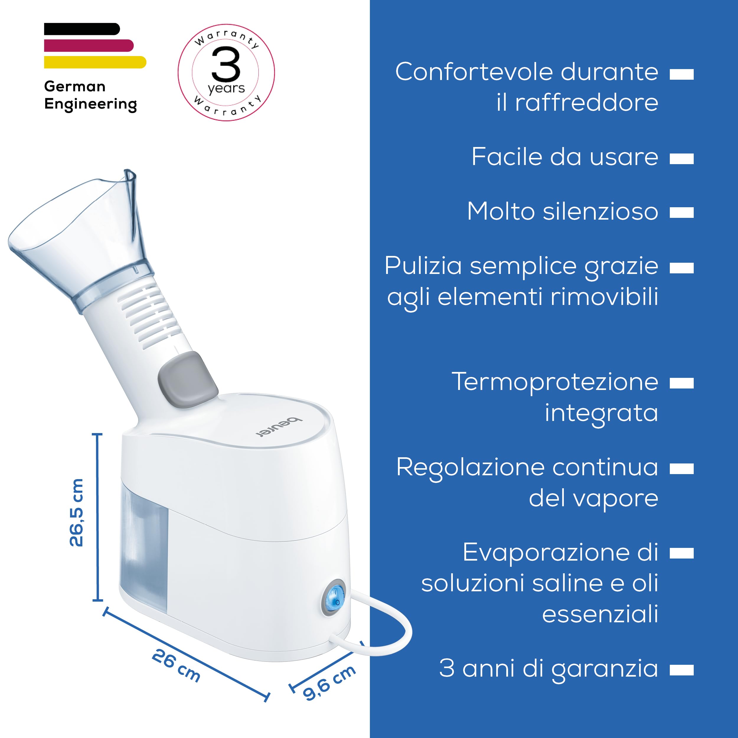 beurer-si-40-nebulizzatore-a-vapore-per-raffreddore-e-aromaterapia image 6