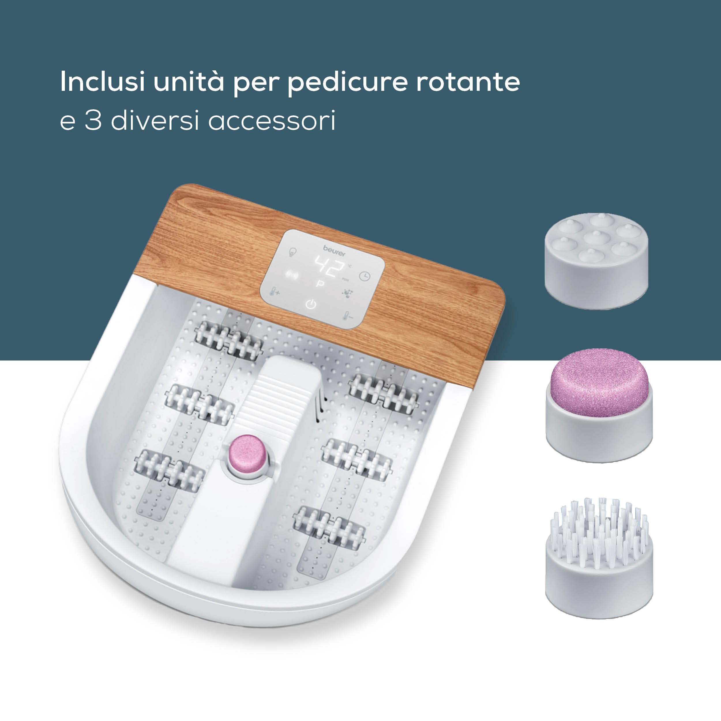 beurer-fb-65-idromassaggiatore-plantare-con-riscaldamento-luce-ambiente-e-stazio image 3