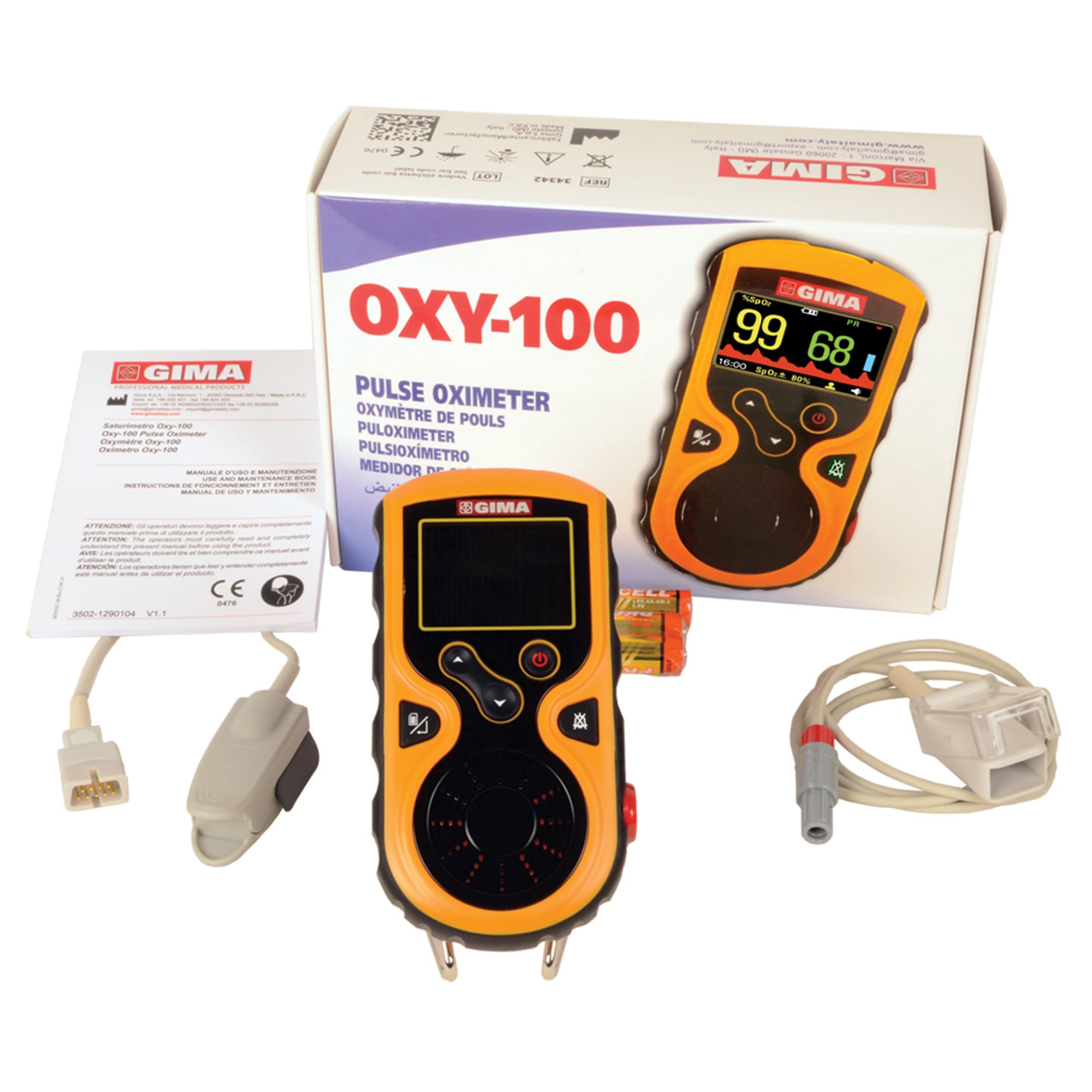 gima-pulsoximetro-oxy100-saturazione-ossigeno-e-frequenza-cardiaca-con-allarmi-3 image 1