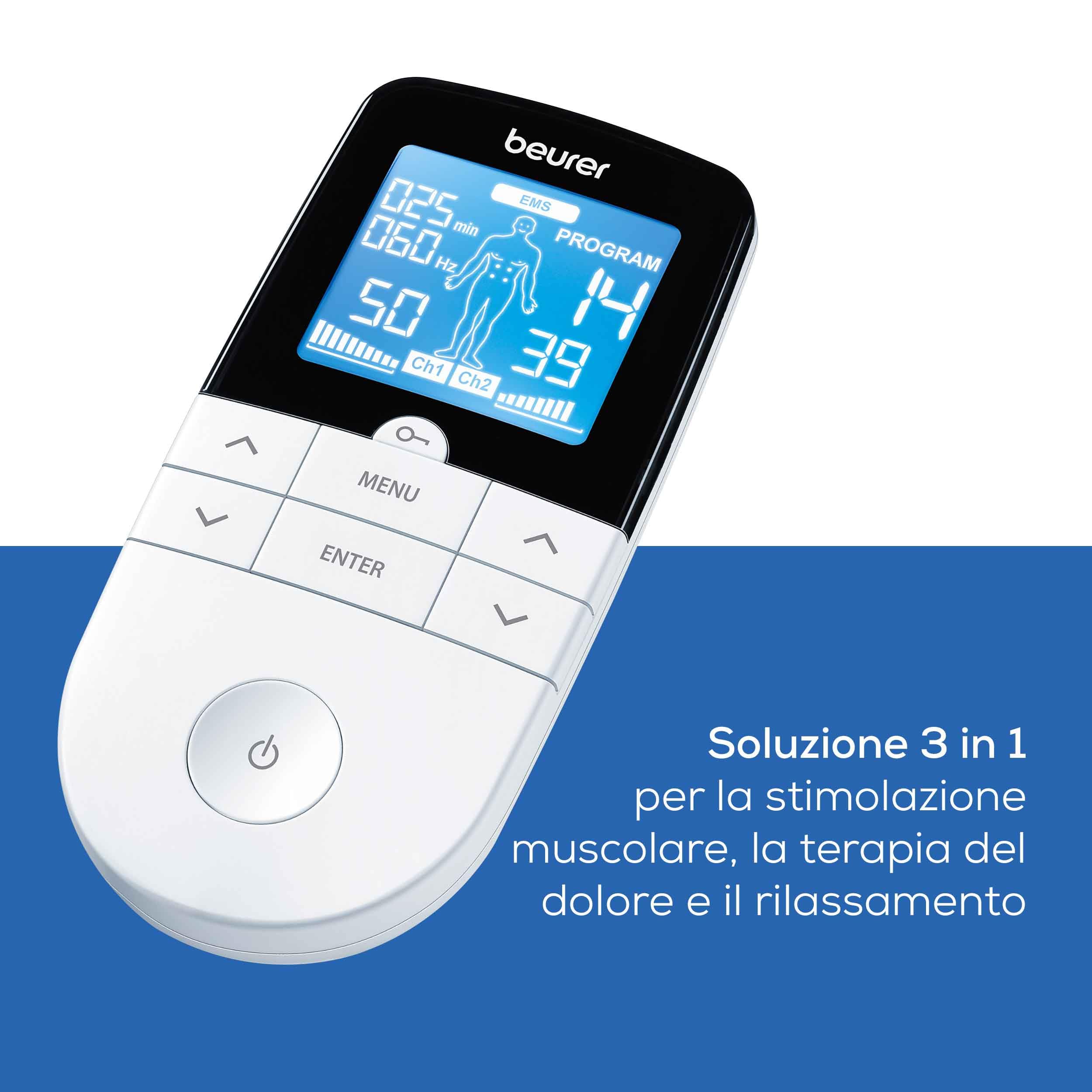 beurer-em-49-tens-ems-elettrostimolatore-3-in-1-per-dolore-allenamento-muscolare image 3