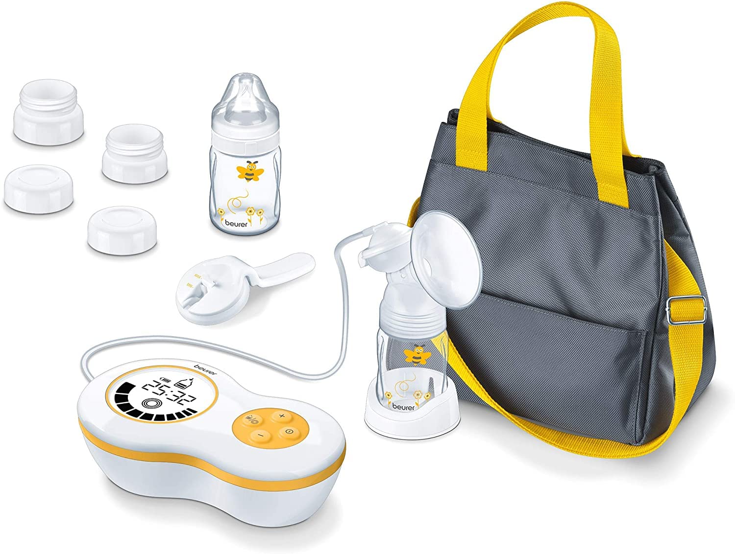 beurer-by-60-tiralatte-elettrico-con-set-accessori-e-custodia image 1