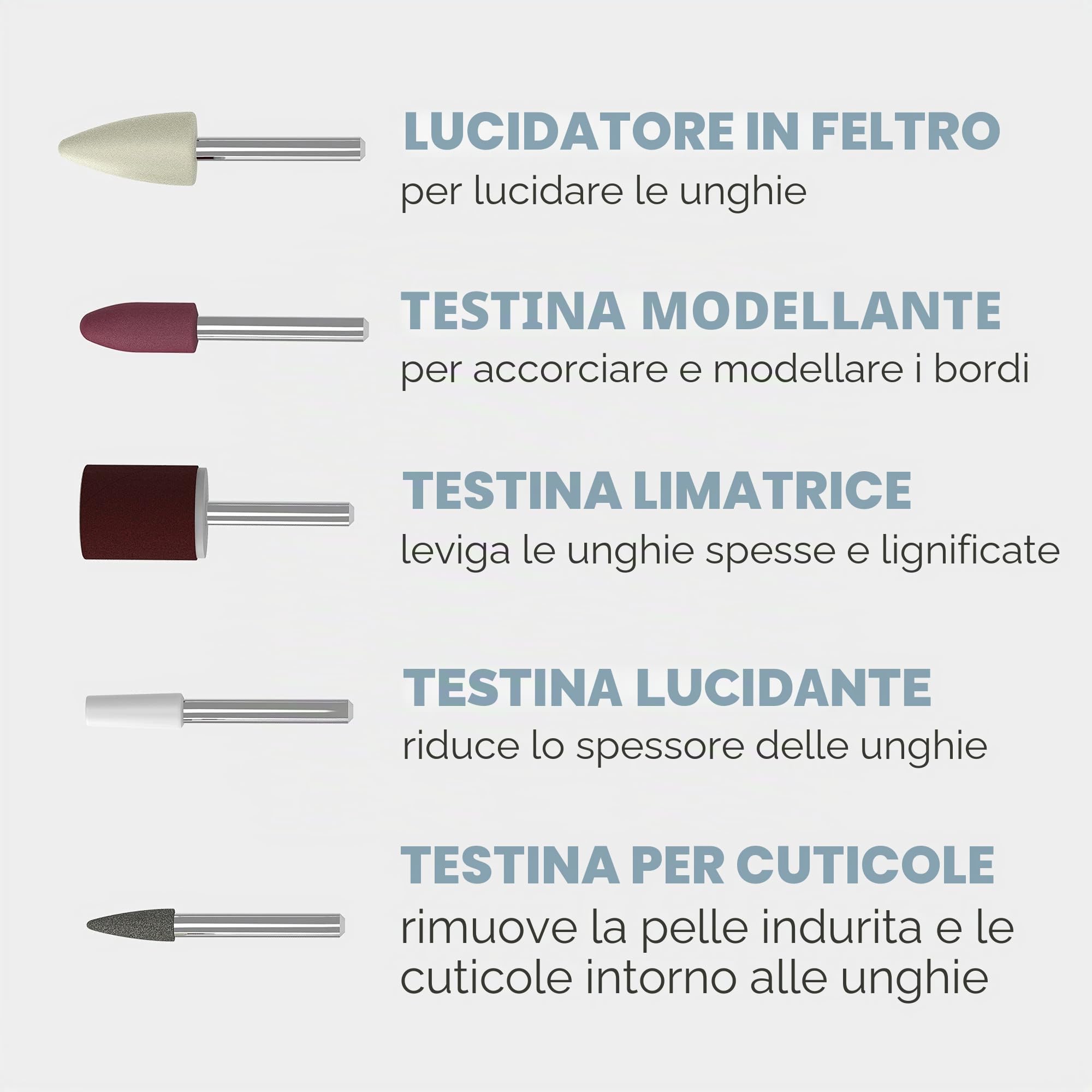 homedics-set-manicure-e-pedicure-elettrico-5-in-1-lima-elettrica-per-unghie-con- image 5