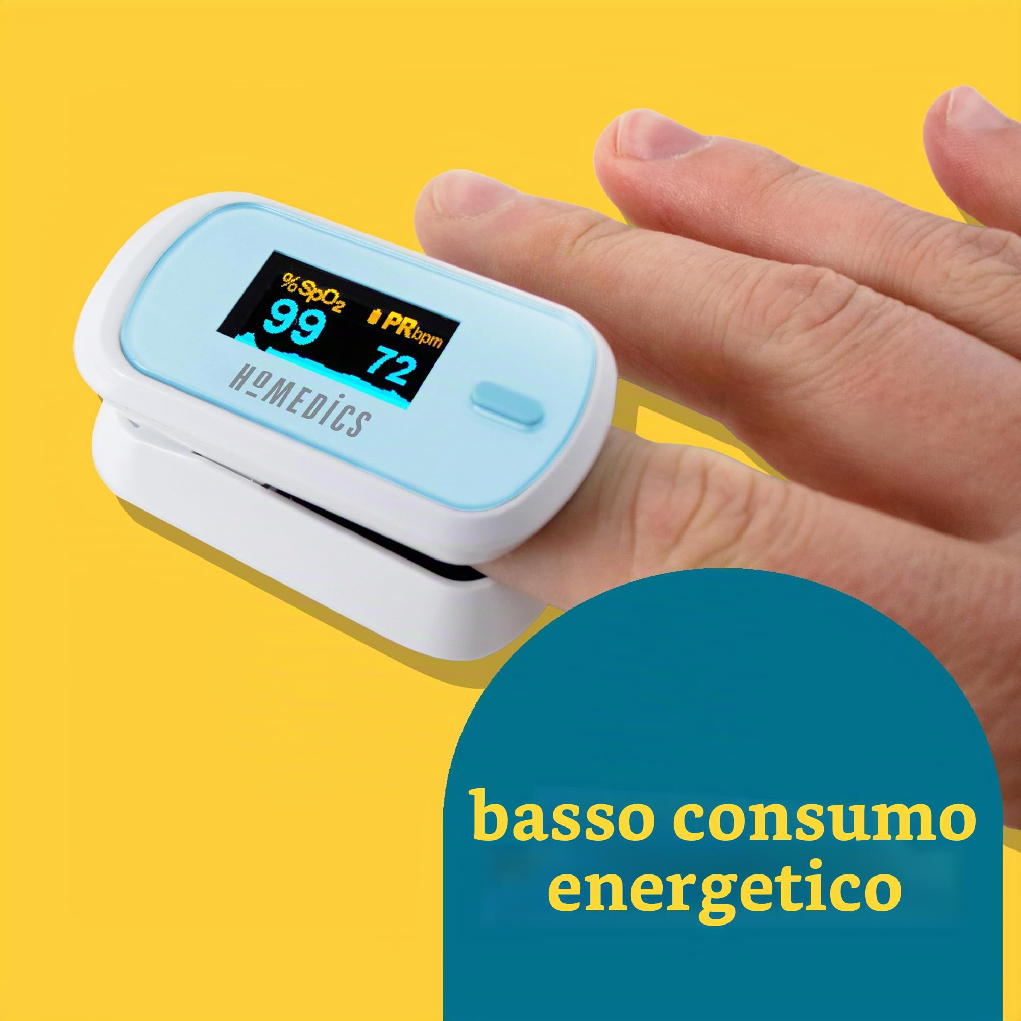 homedics-pulsossimetro-da-dito-con-display-oled-e-cardiofrequenzimetro-spo2-freq image 7