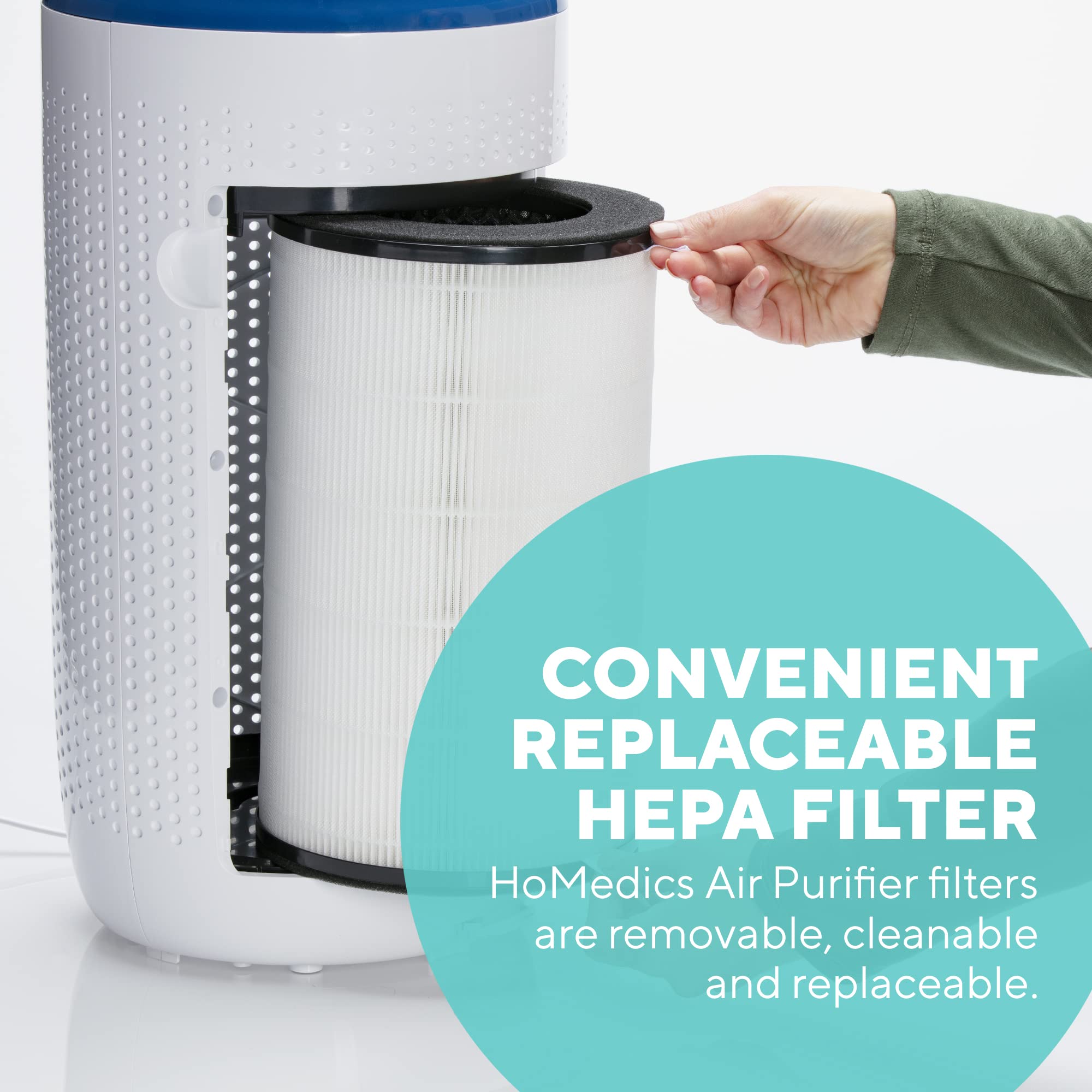 homedics-totalclean-5-in-1-deluxe-purificatore-d-aria-con-filtro-hepa image 5