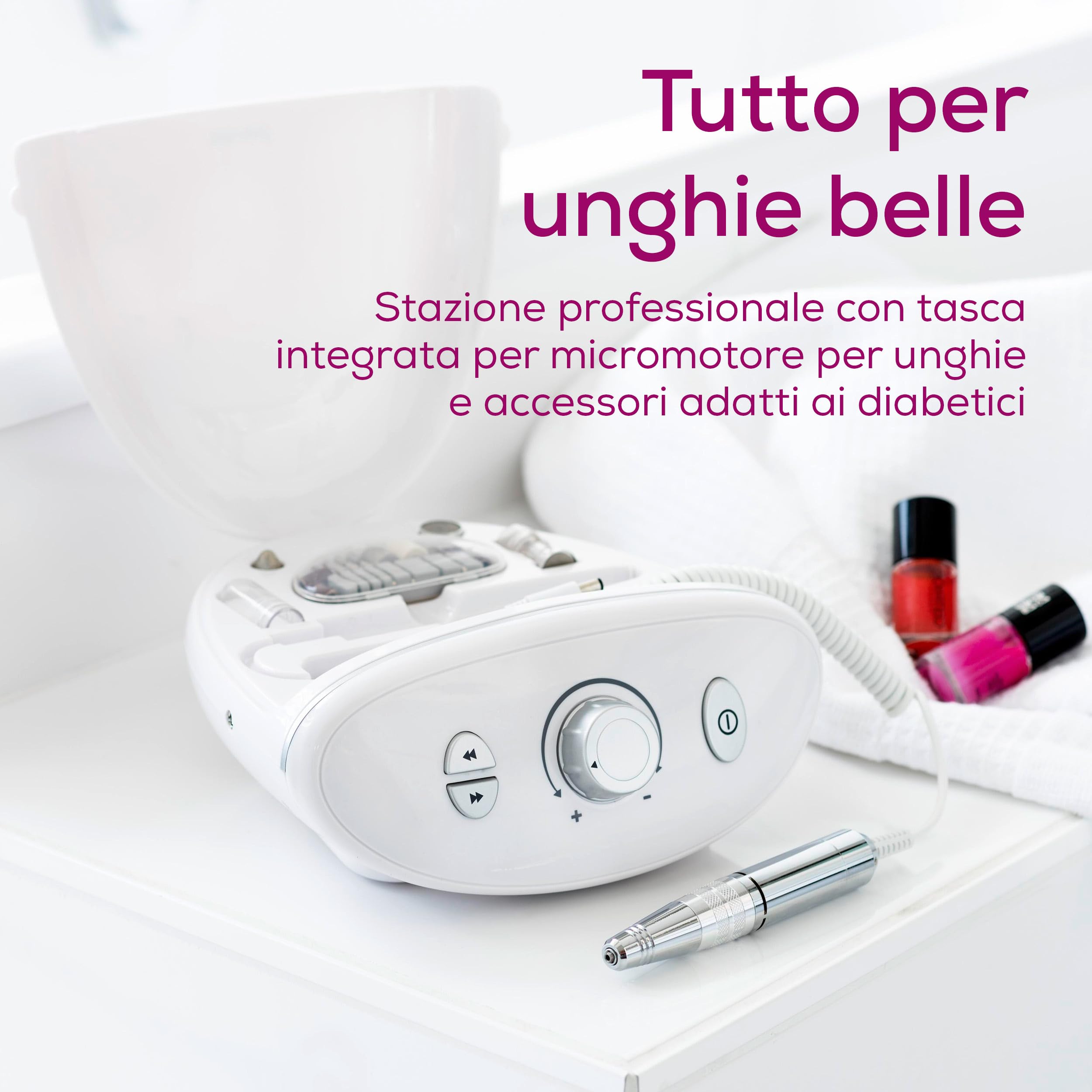 beurer-mp-100-set-professionale-manicure-e-pedicure-con-10-accessori-e-30-punte- image 2