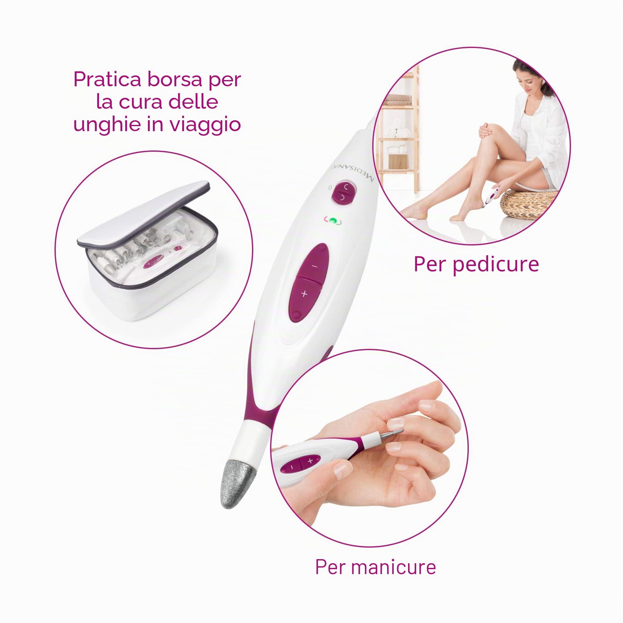 medisana-mp-815-set-manicure-e-pedicure-elettrico-con-7-accessori-2-velocit-rota image 6