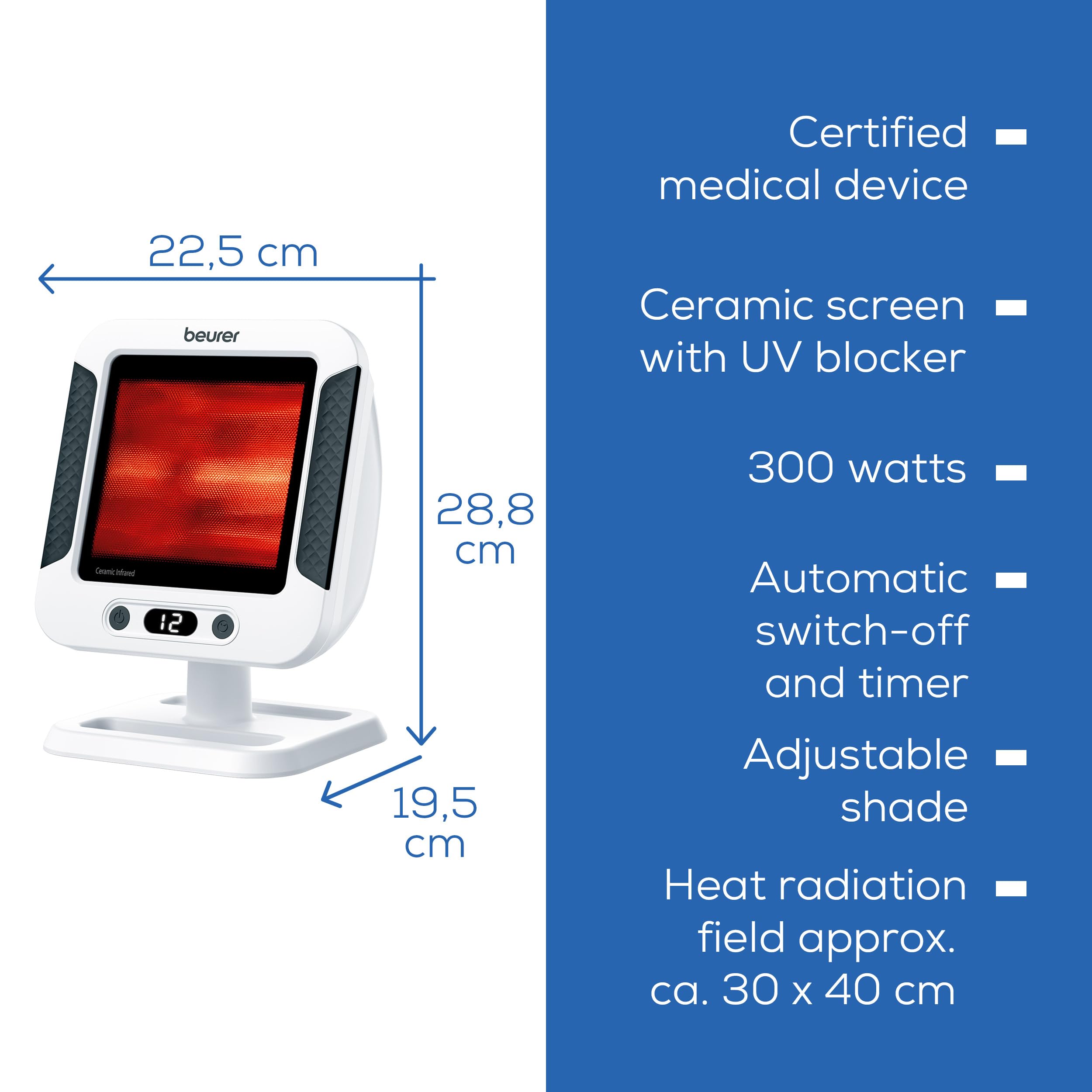 beurer-il60-lampada-termica-a-infrarossi-schott-nextrema-300w image 8