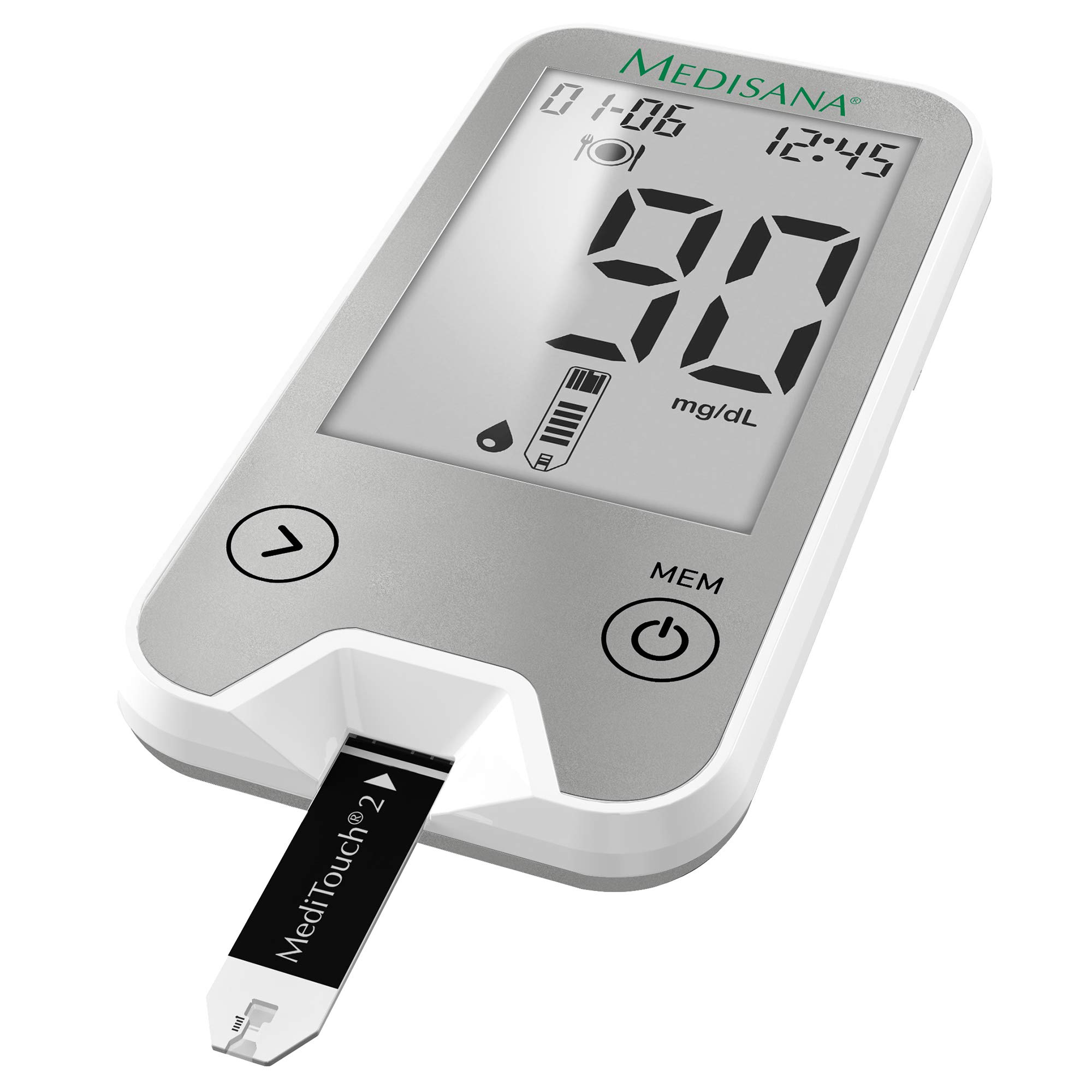 glucometro-medisana-meditouch-2-mg-dl-monitoraggio-glicemia-con-app-vitadock-ide image 2