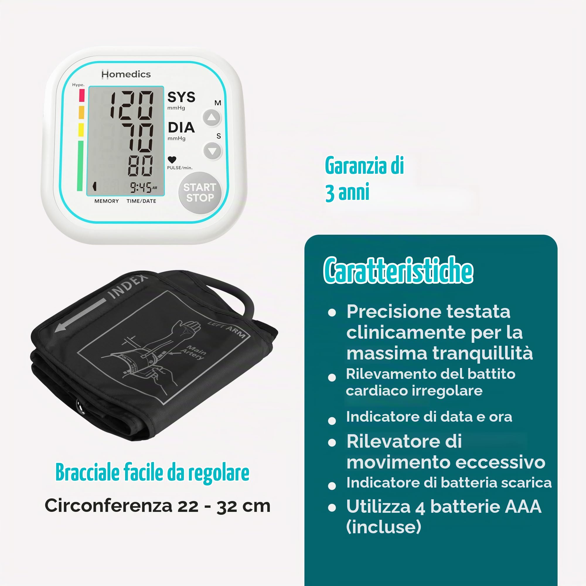 homedics-misuratore-di-pressione-automatico-da-braccio image 6
