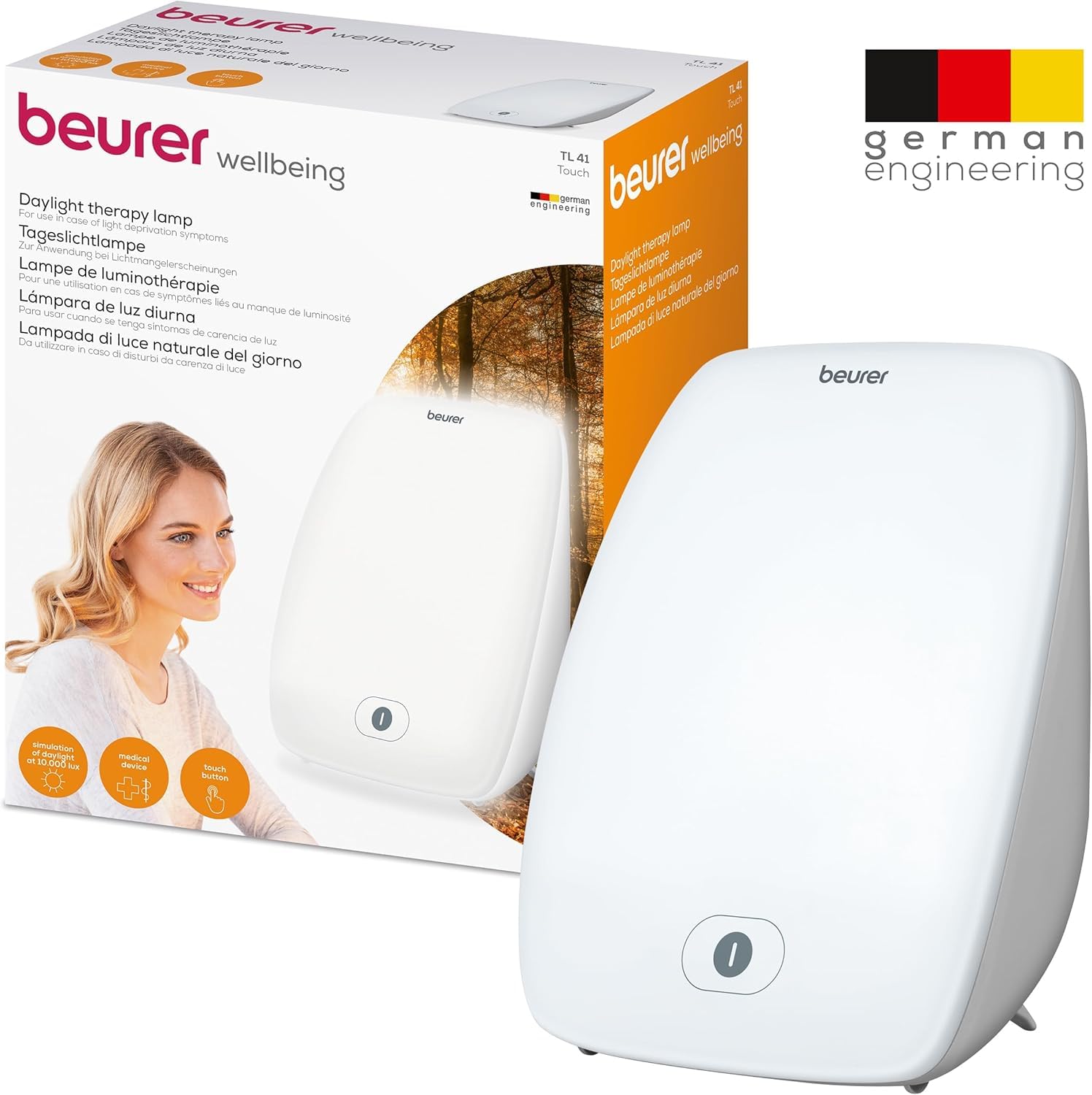 beurer-tl-41-lampada-a-luce-diurna-led-10-000-lux-dispositivo-medico-base-pieghe image 6