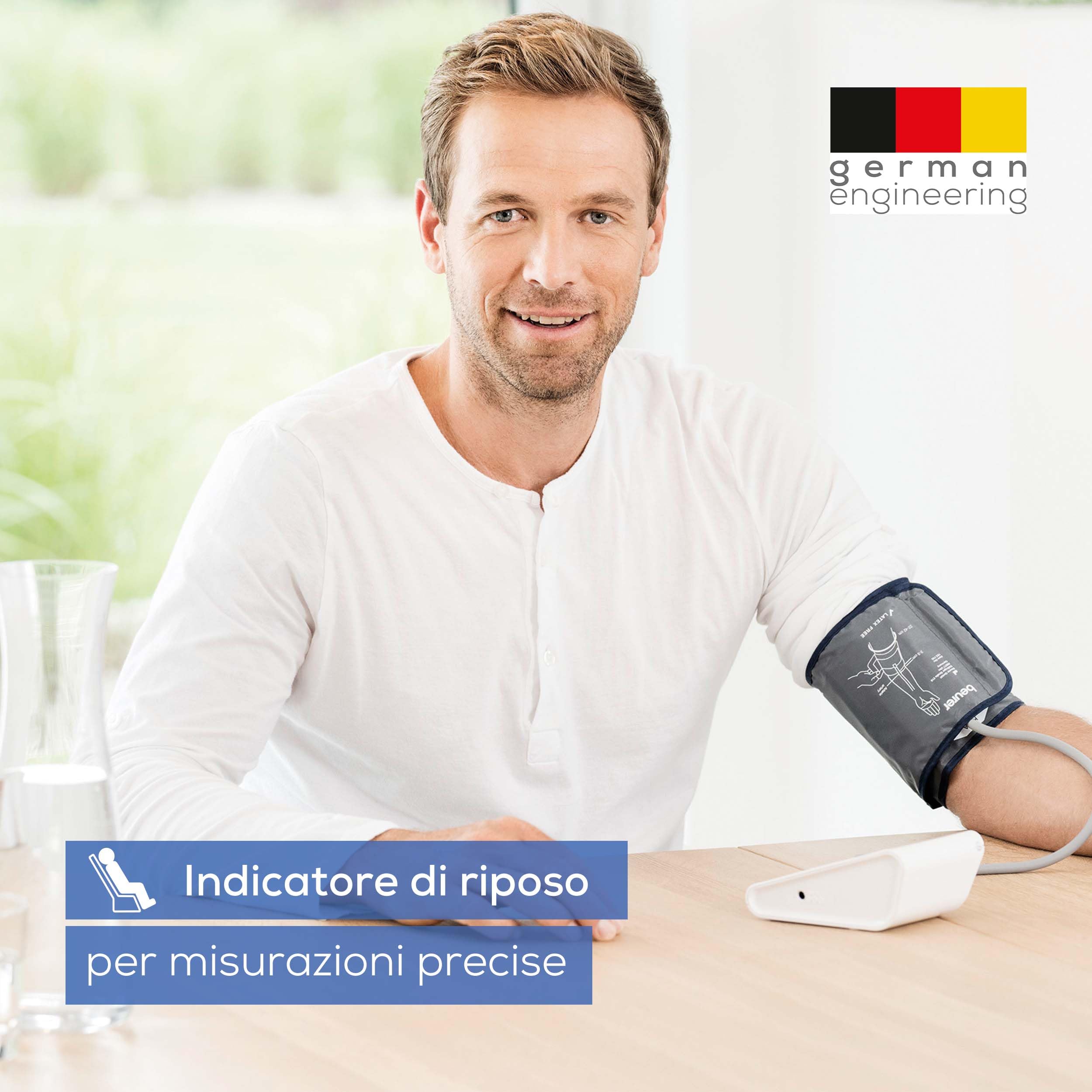 beurer-bm-28-misuratore-di-pressione-da-braccio-con-4-profili-utente-display-xl- image 2